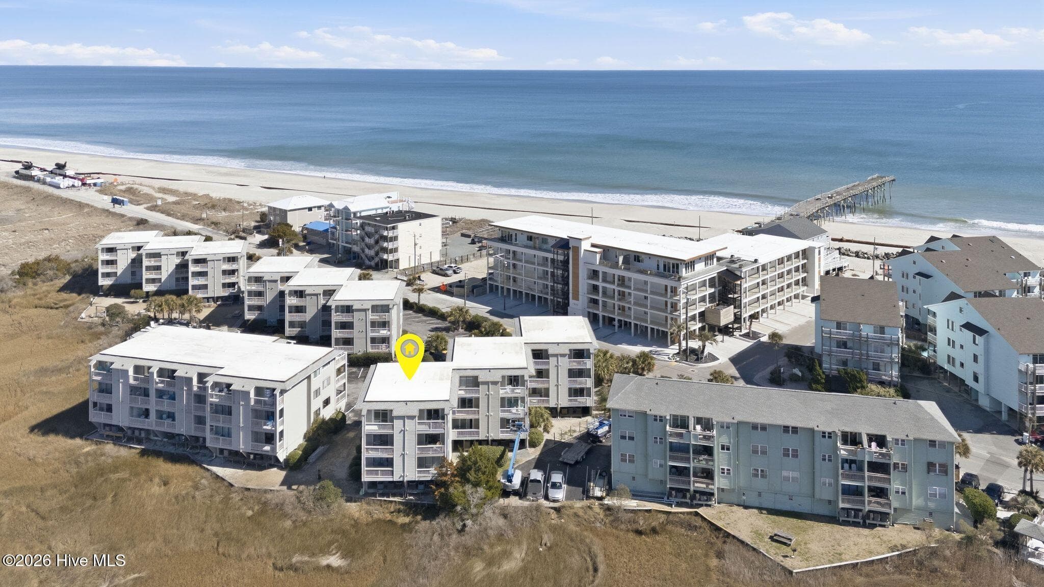 Front of 1801 Canal Drive Unit D17, Carolina Beach, NC 28428