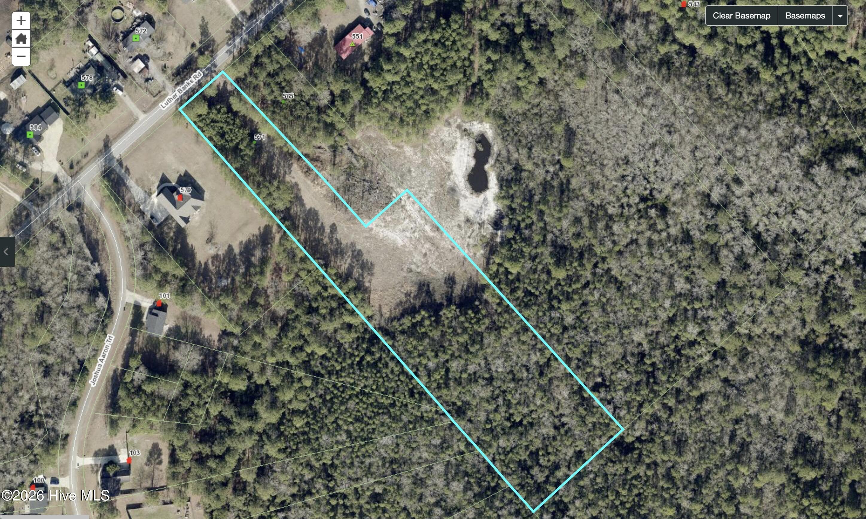 Front of 571 Luther Banks Road, Richlands, NC 28574
