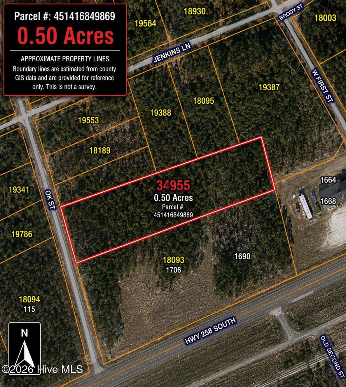 Front of 0.50ac Ok Street, Kinston, NC 28504