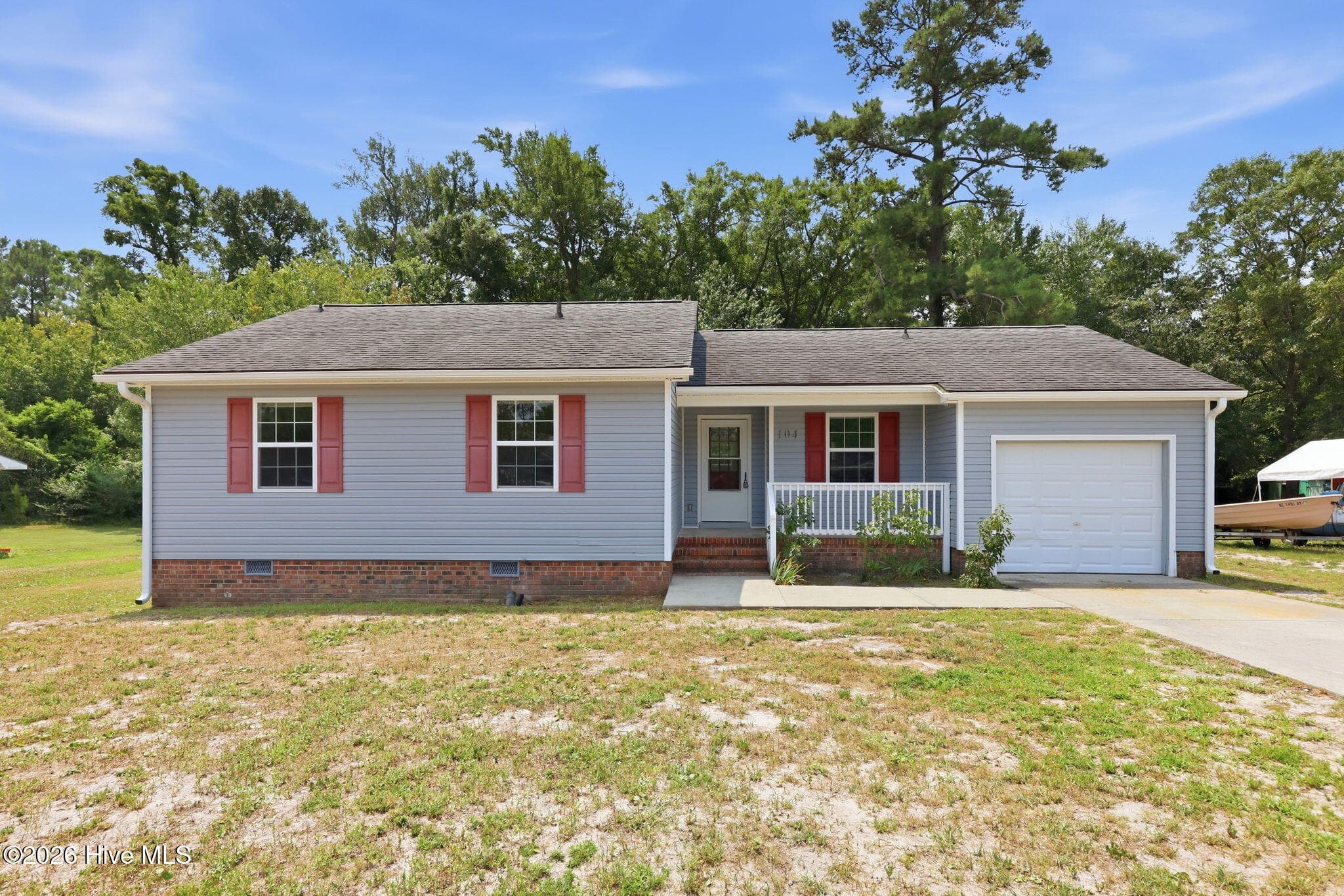 Front of 104 Bayberry Road, Newport, NC 28570