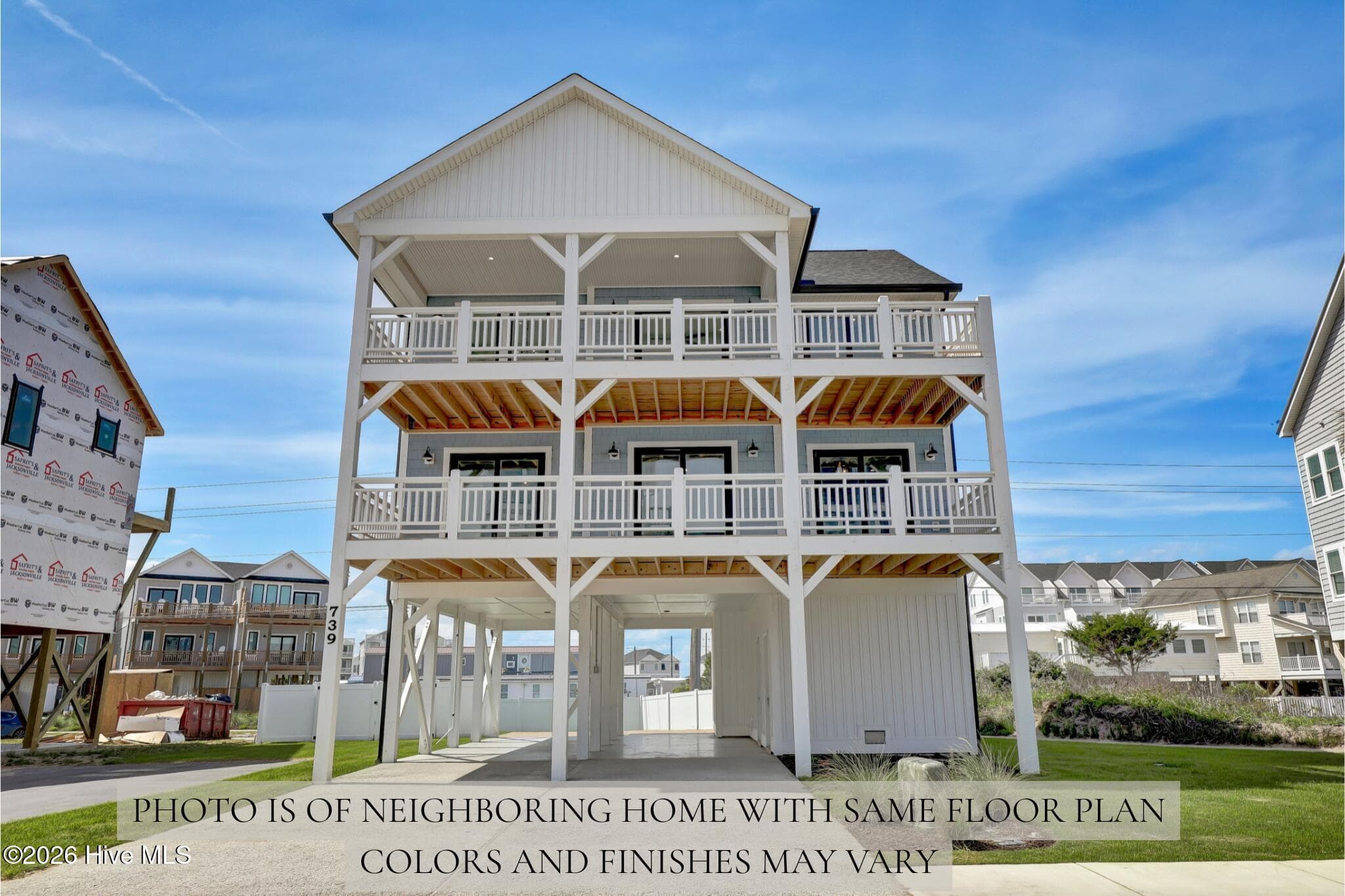 Exterior of 735 Dune Ridge Court, Surf City, NC 28445
