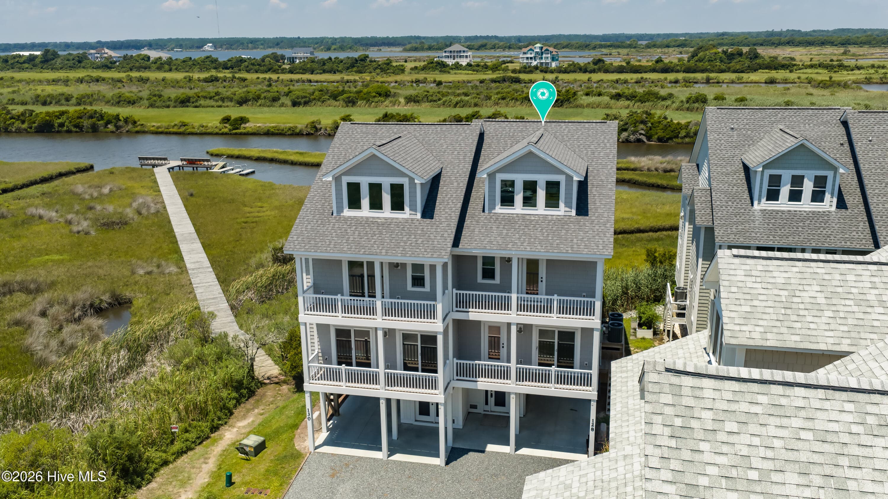 Front of 128 Sea Oaks Court, North Topsail Beach, NC 28460