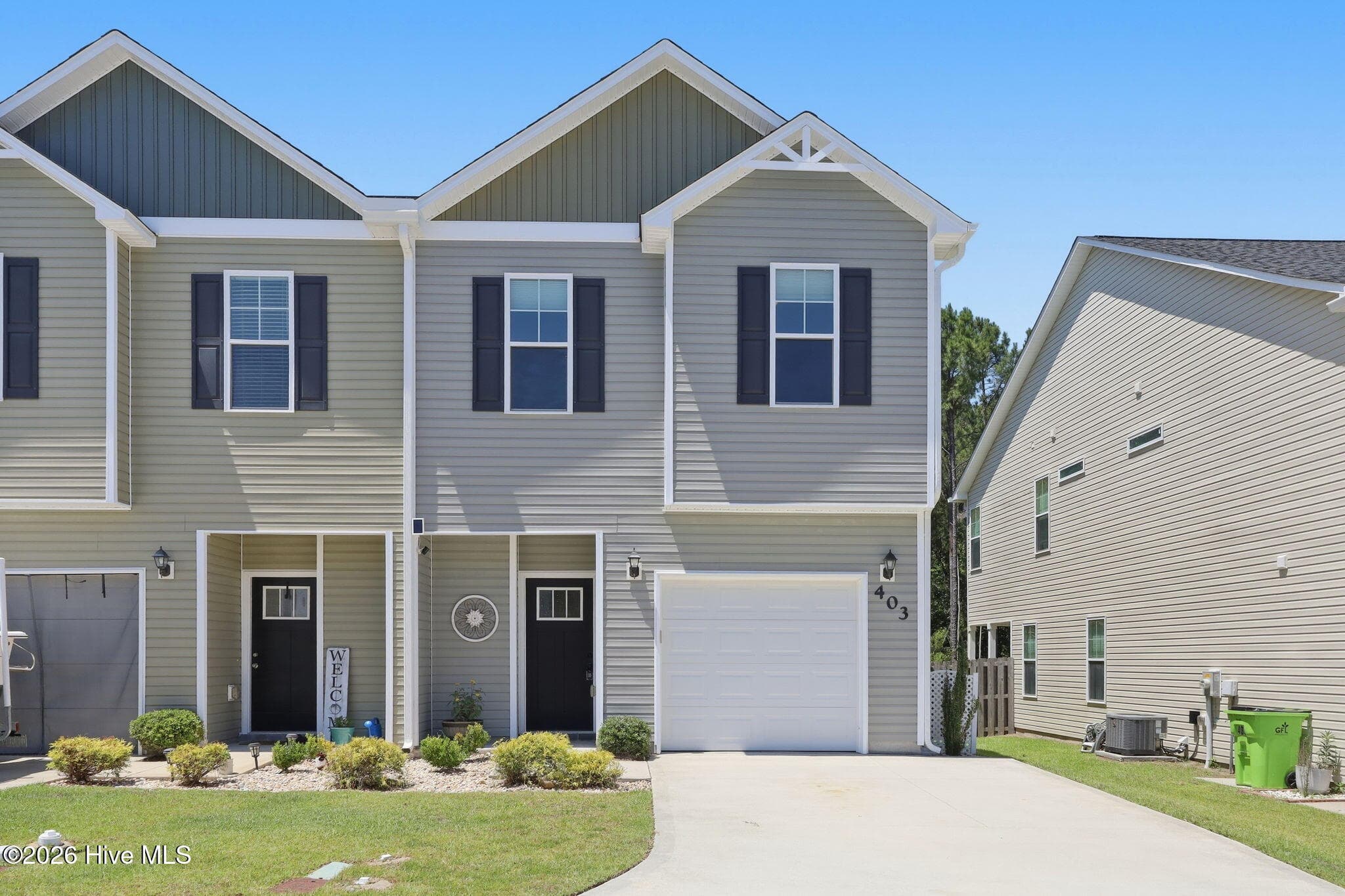 Front of 403 Frisco Way, Holly Ridge, NC 28445