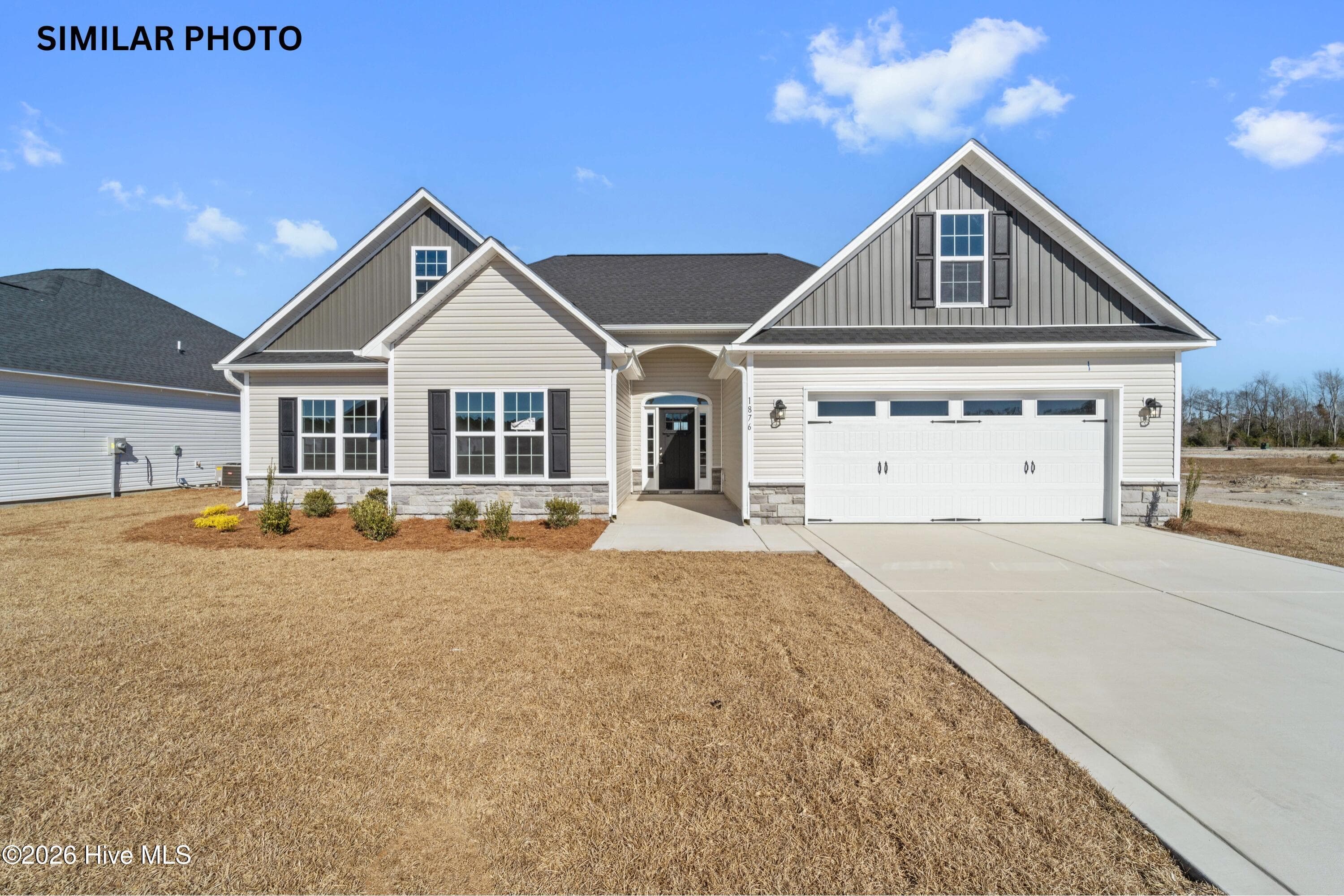Front of 202 Windsor Run Boulevard, Jacksonville, NC 28546