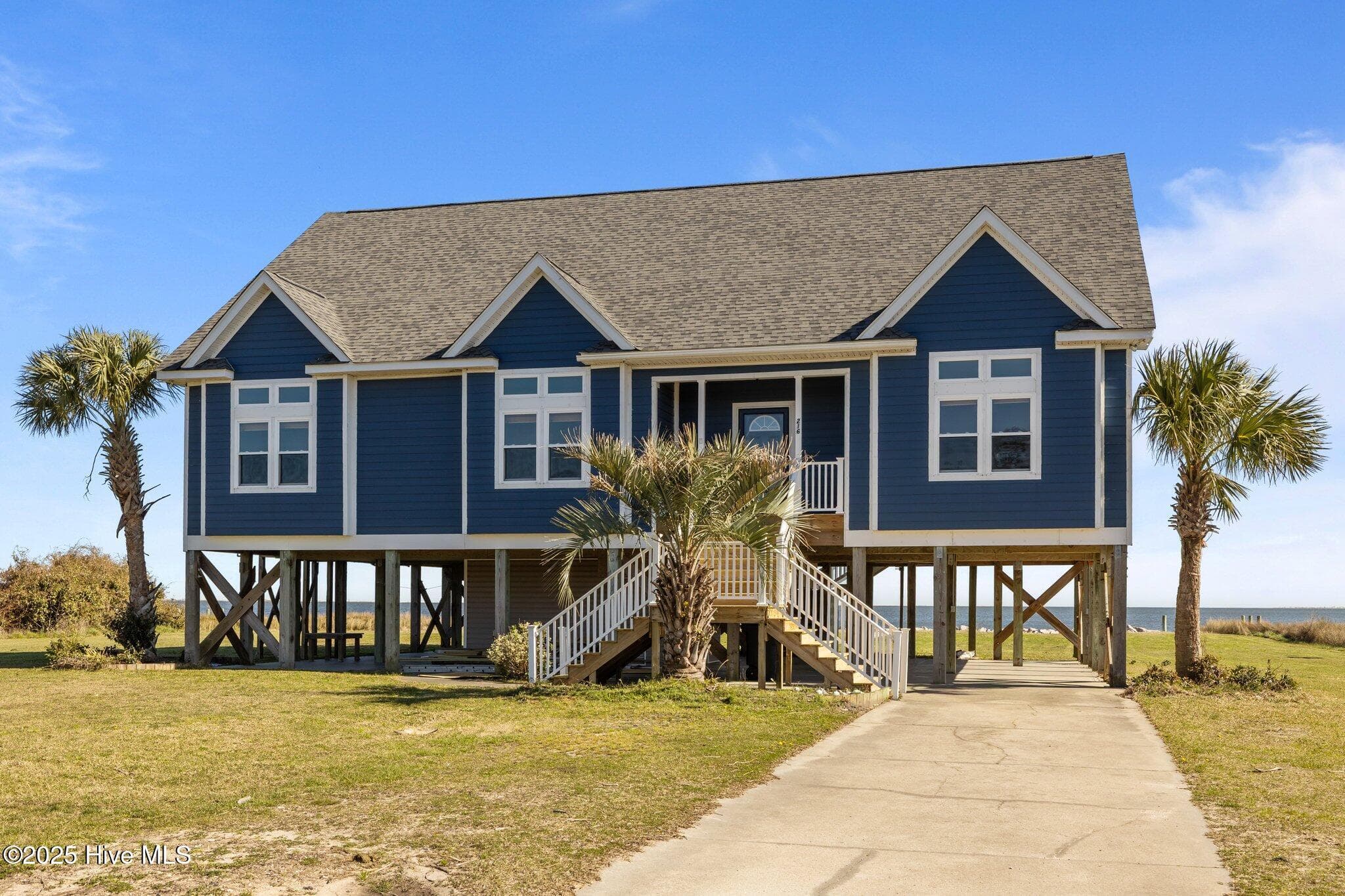 Front of 216 Styron Creek Road, Sea Level, NC 28577