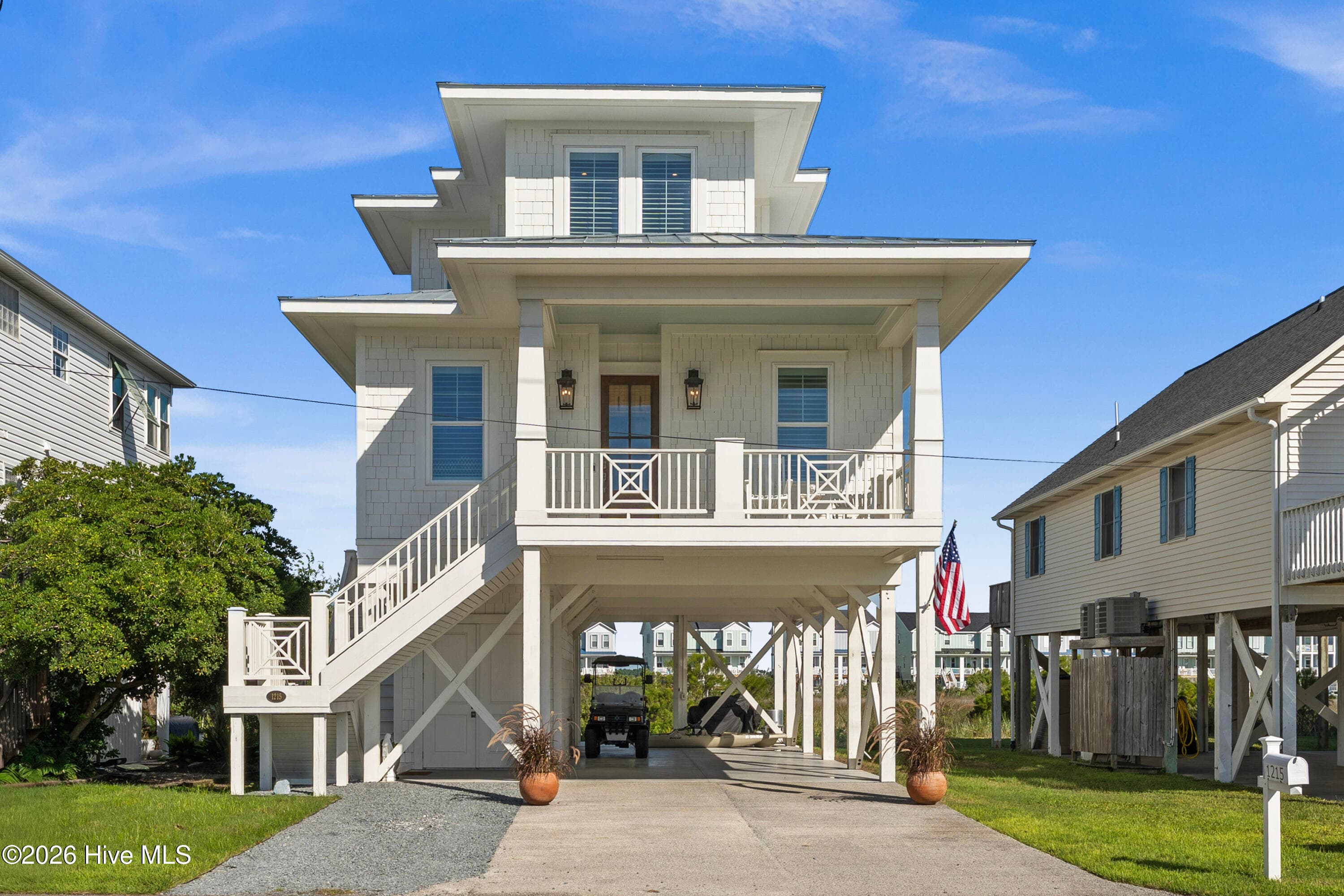 Exterior of 1215 N New River Drive, Surf City, NC 28445