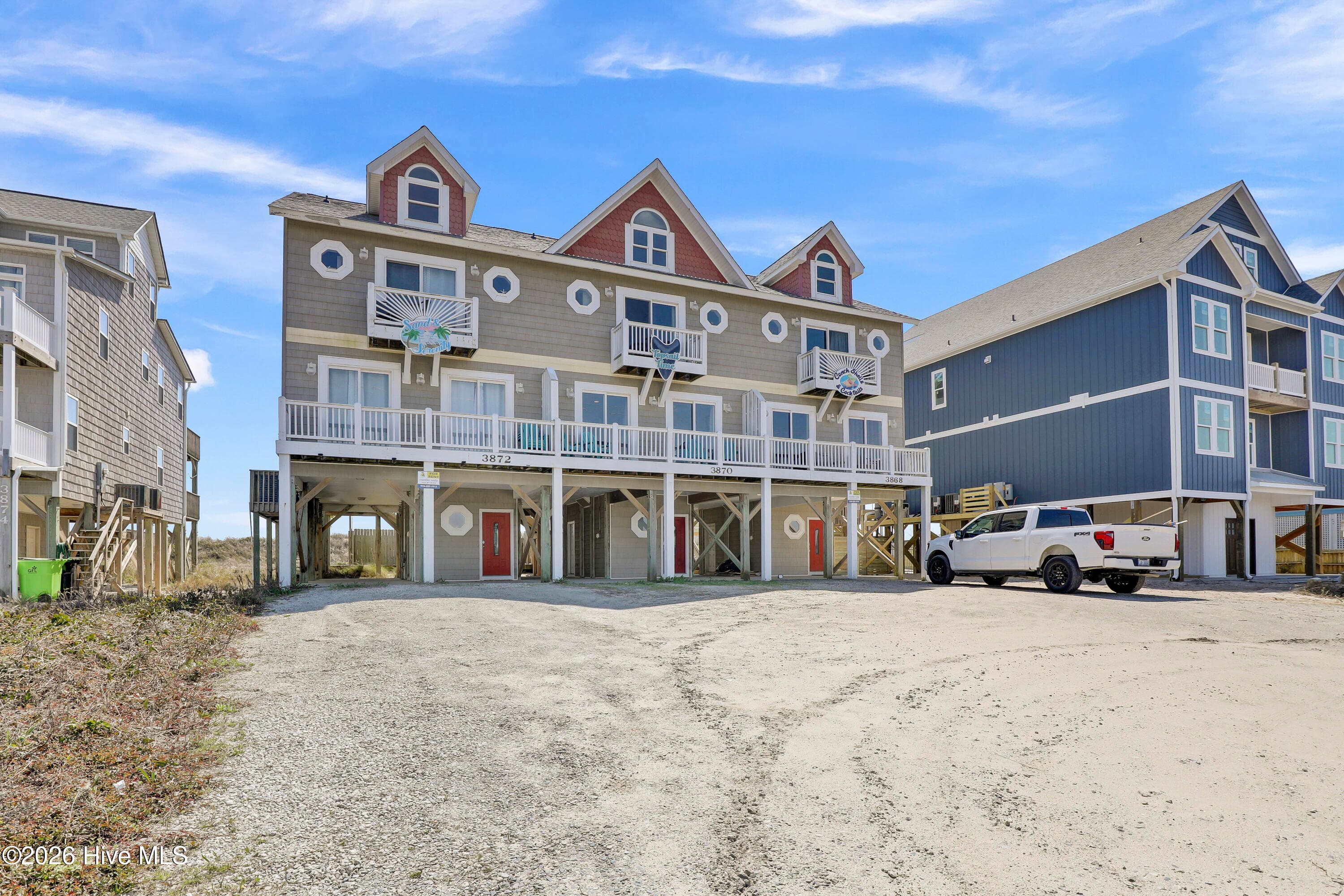 Front of 3870 Island Drive, North Topsail Beach, NC 28460