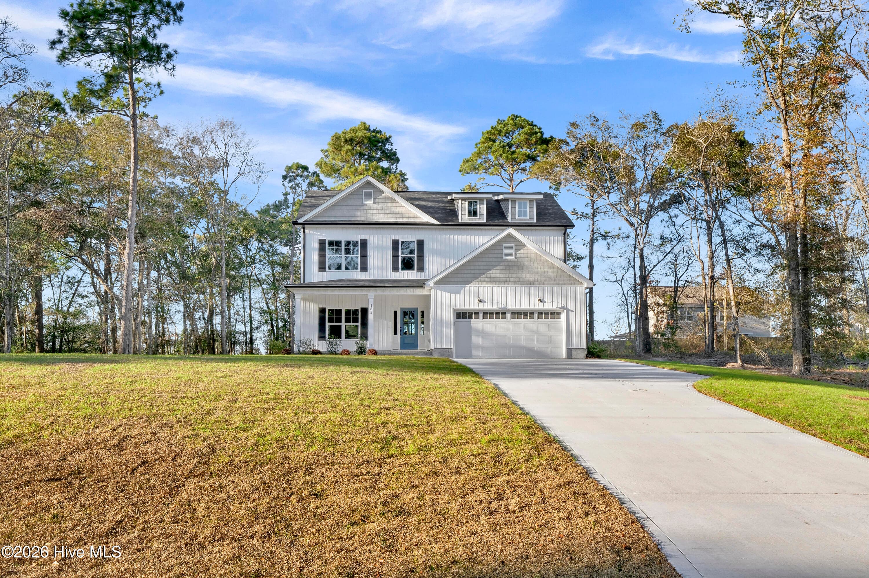 Exterior of 163 Bayshore Drive, Sneads Ferry, NC 28460