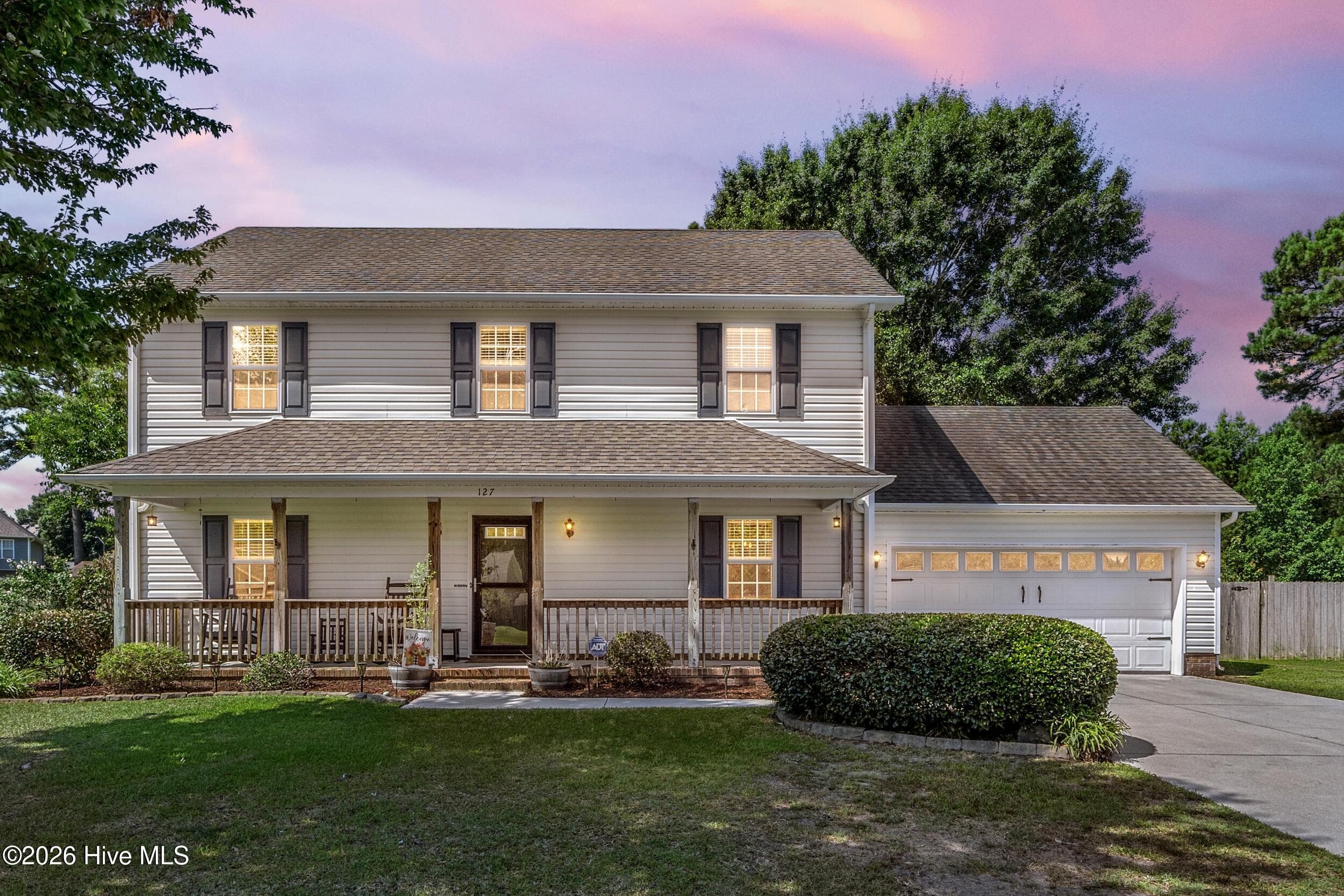Front of 127 Trailwood Drive, Hubert, NC 28539