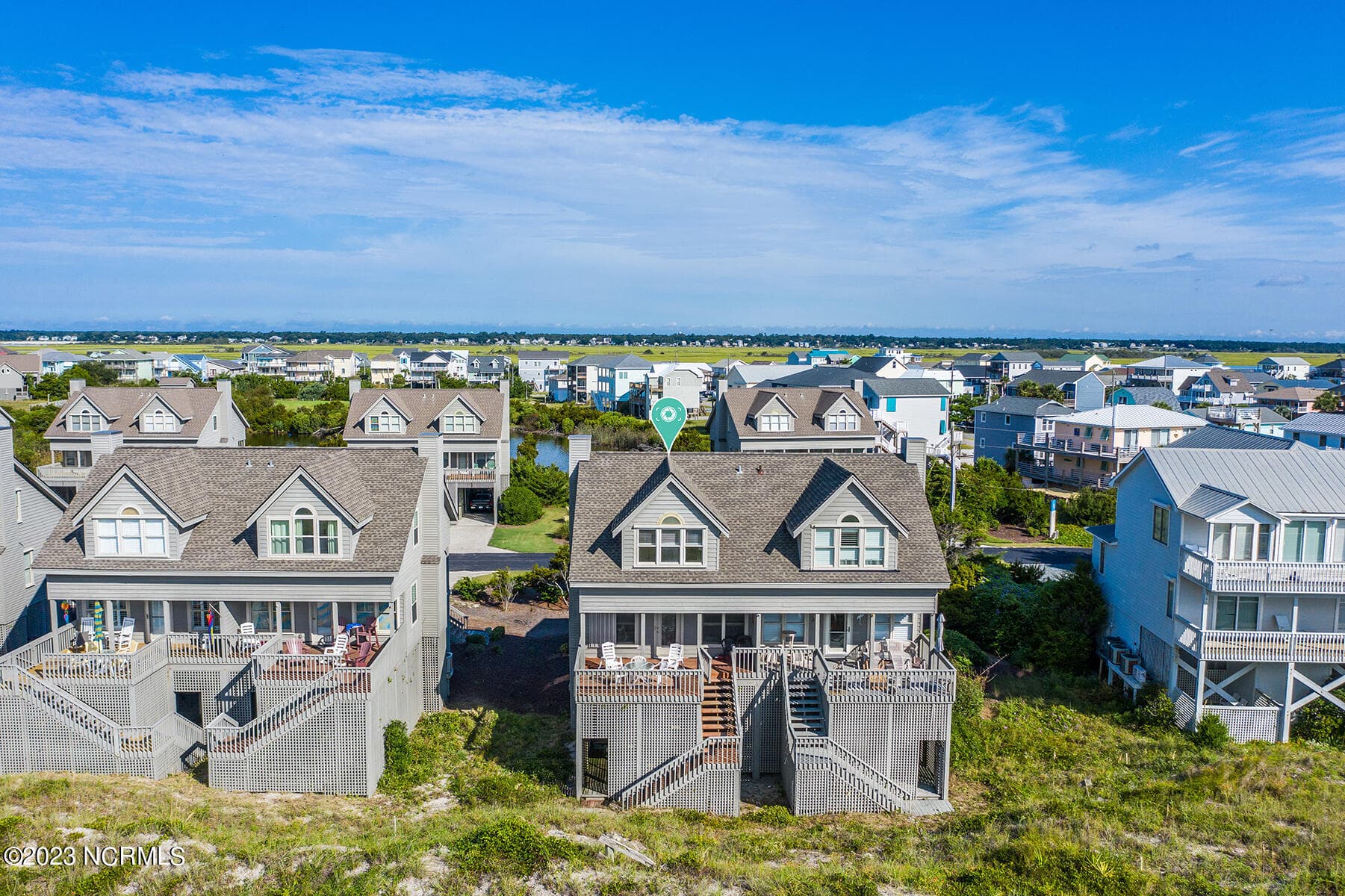 Front of 2105 Ocean Boulevard B, Topsail Beach, NC 28445