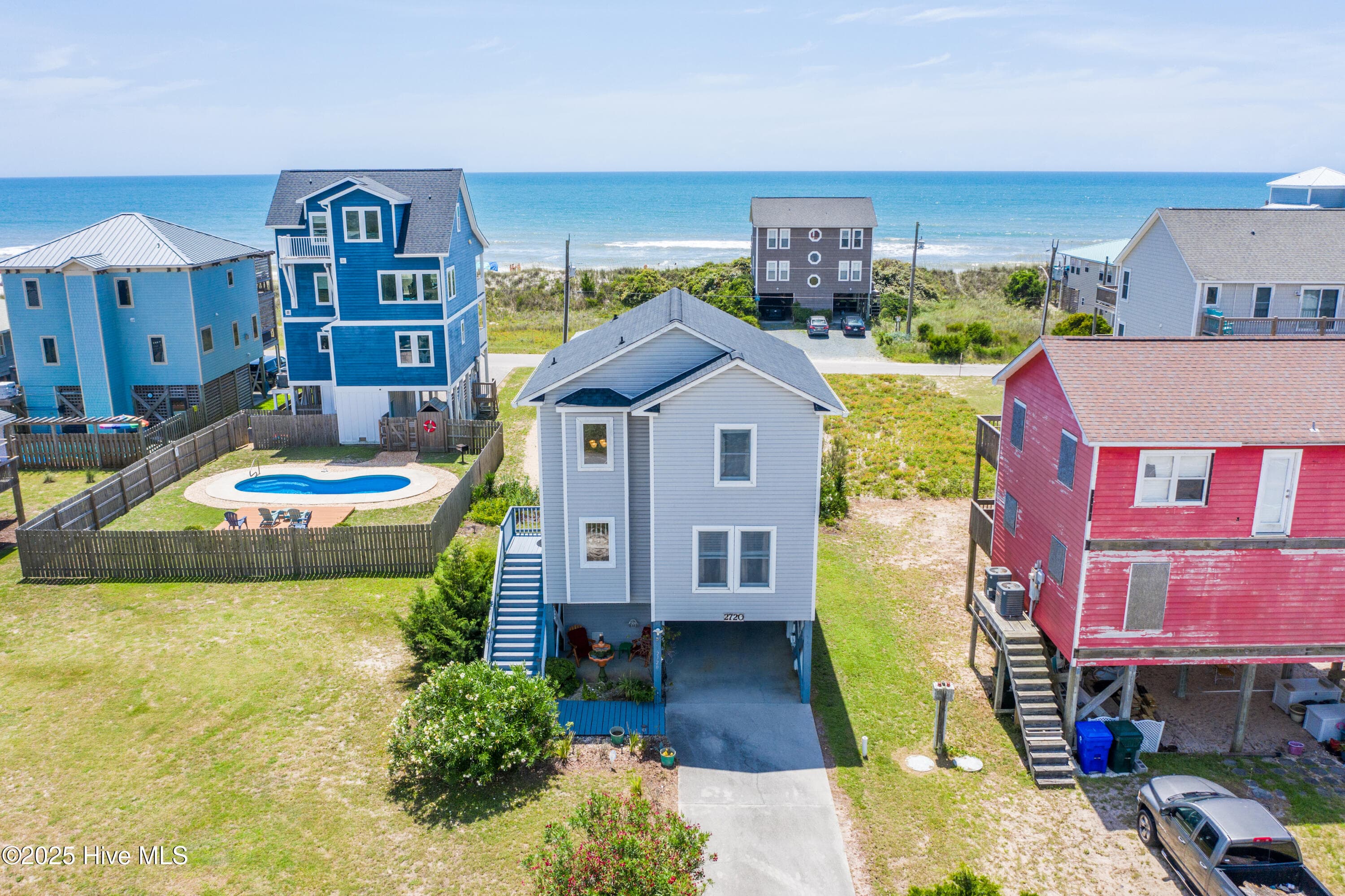 Exterior of 2720 Island Drive, North Topsail Beach, NC 28460
