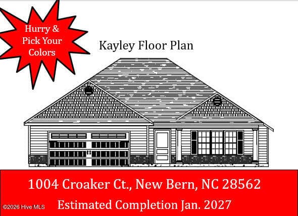 Front of 1004 Croaker Court, New Bern, NC 28562