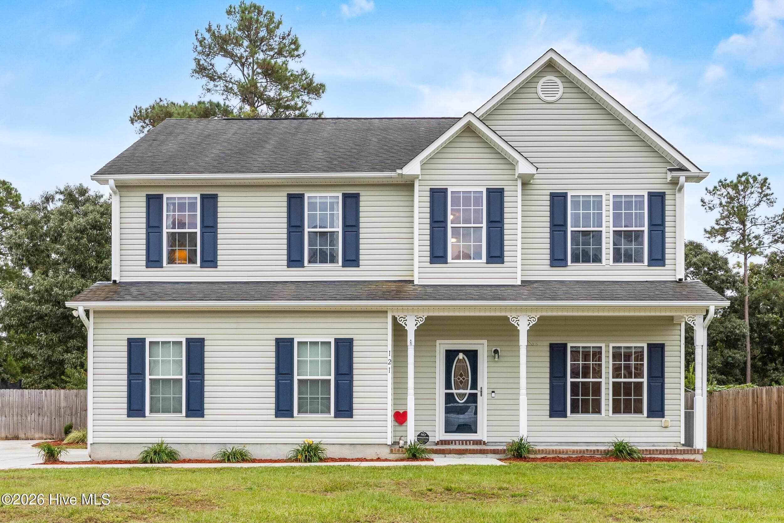 Front of 121 Saint Road, Richlands, NC 28574
