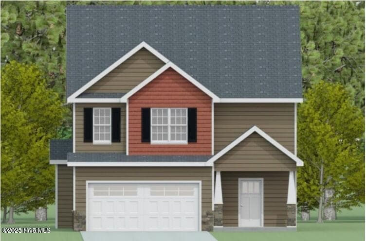 Front of 614 Turkey Trot Trail, Maysville, NC 28555