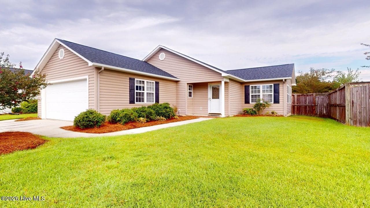 Exterior of 2018 Heritage Lane, Jacksonville, NC 28546