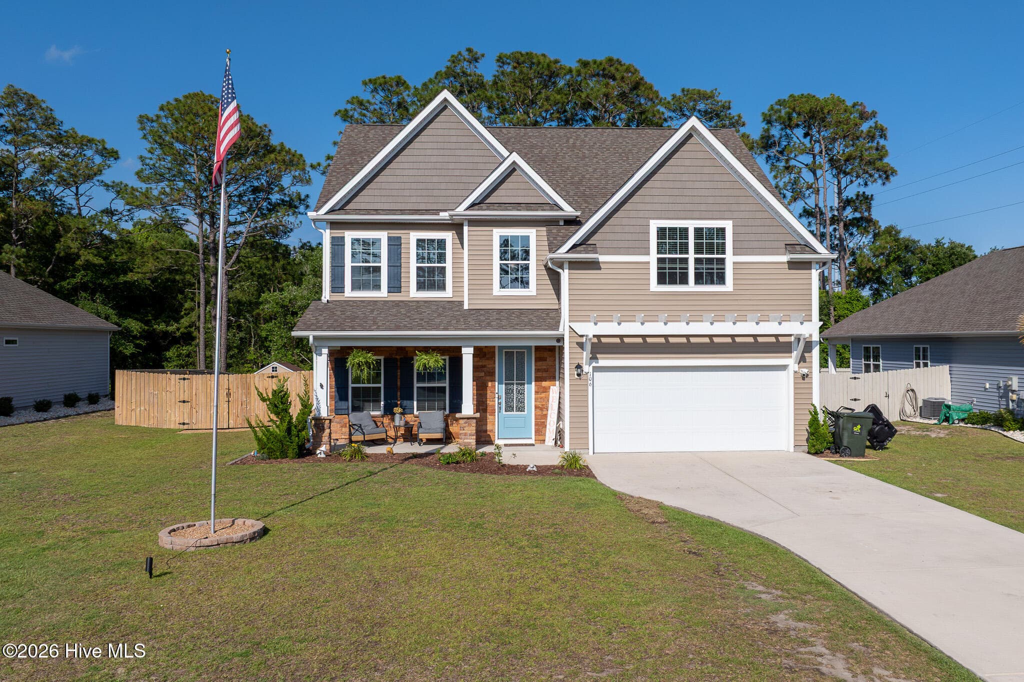 Front of 106 Ballantine Grove Lane Lot 18, Newport, NC 28570