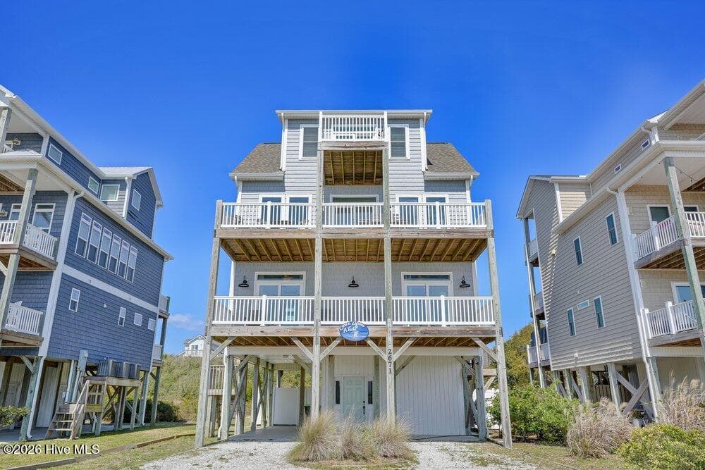 Front of 2671 Island Drive, North Topsail Beach, NC 28460