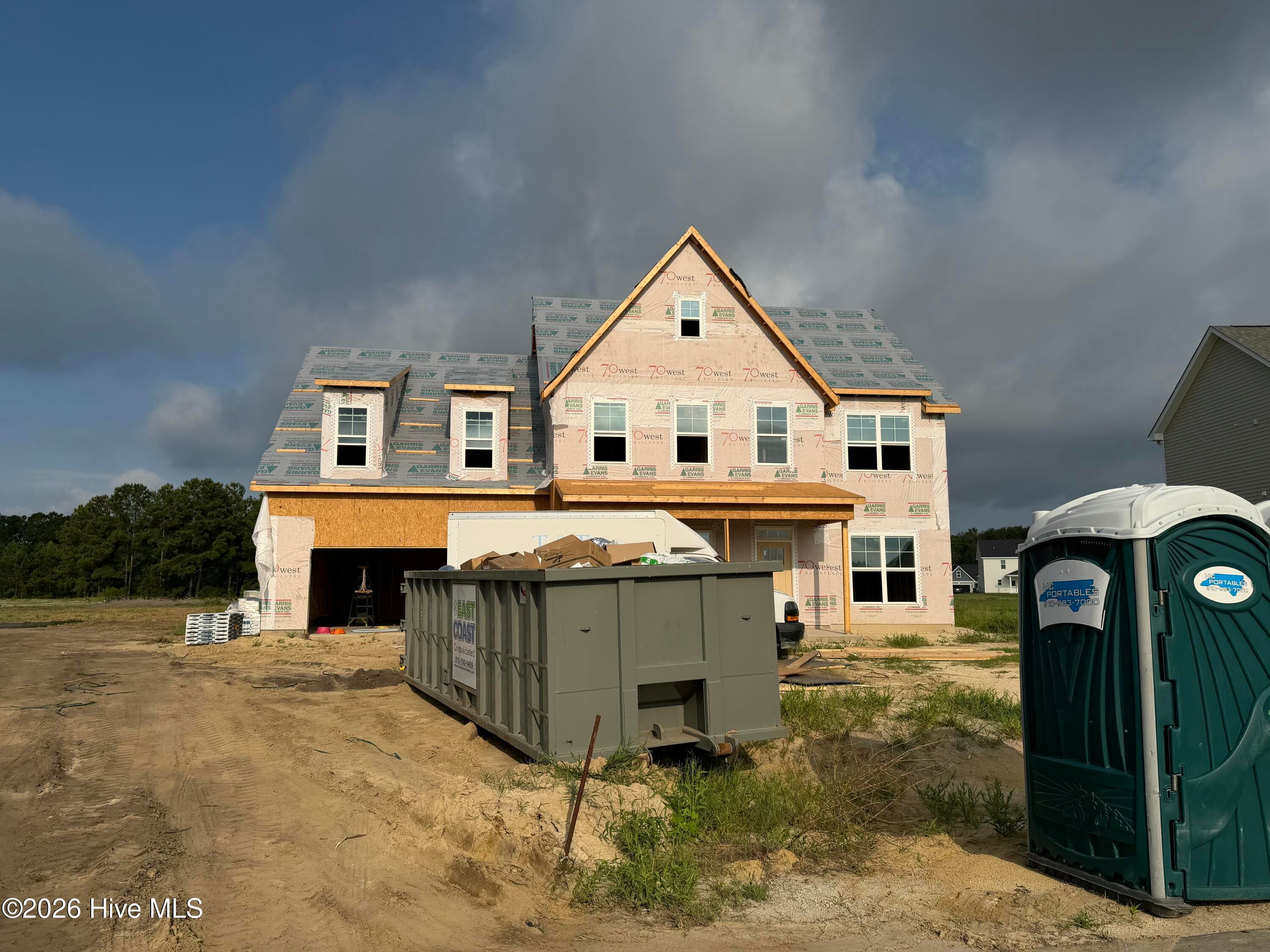 Front of 812 Tupelo Tree Drive, Hubert, NC 28539