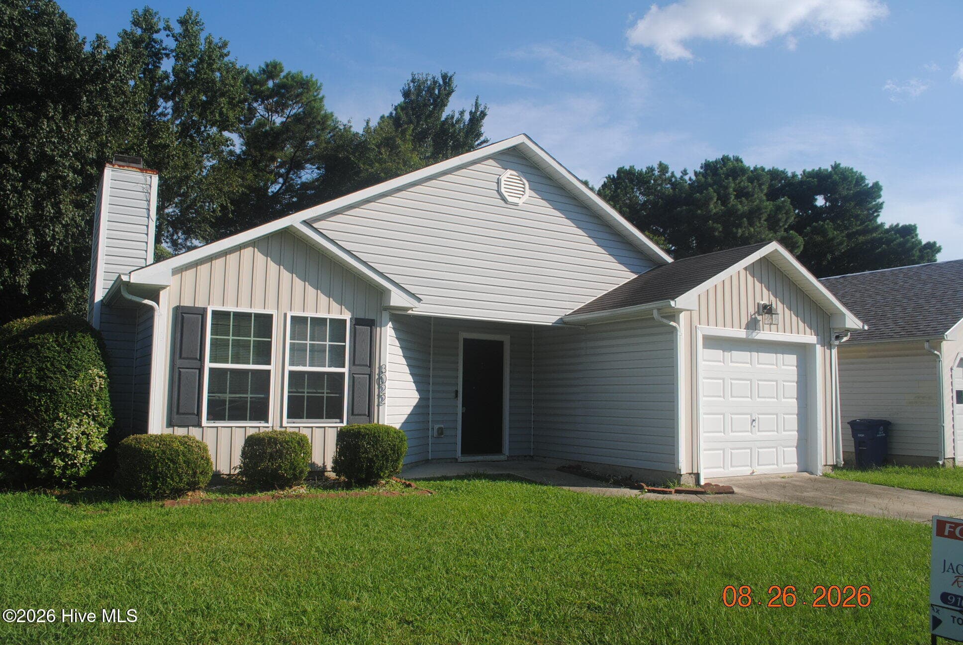 Exterior of 3022 Foxhorn Road, Jacksonville, NC 28546