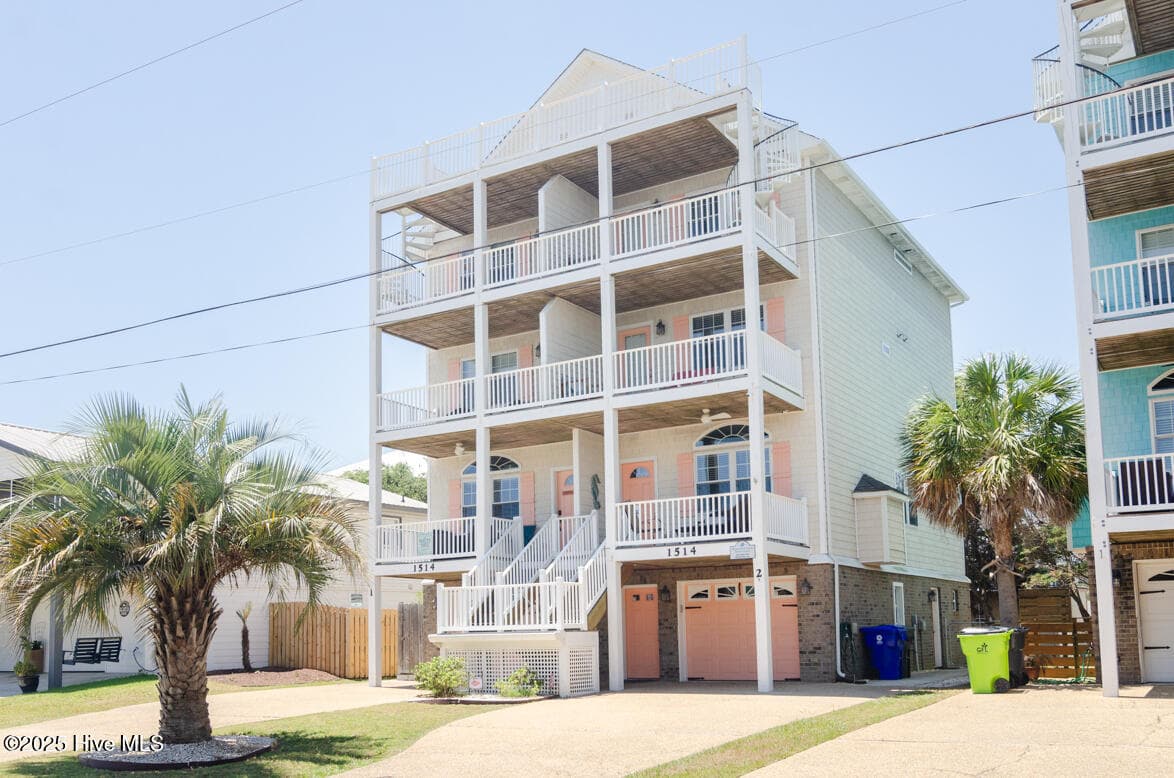 Front of 1514 Swordfish Lane B2, Carolina Beach, NC 28428
