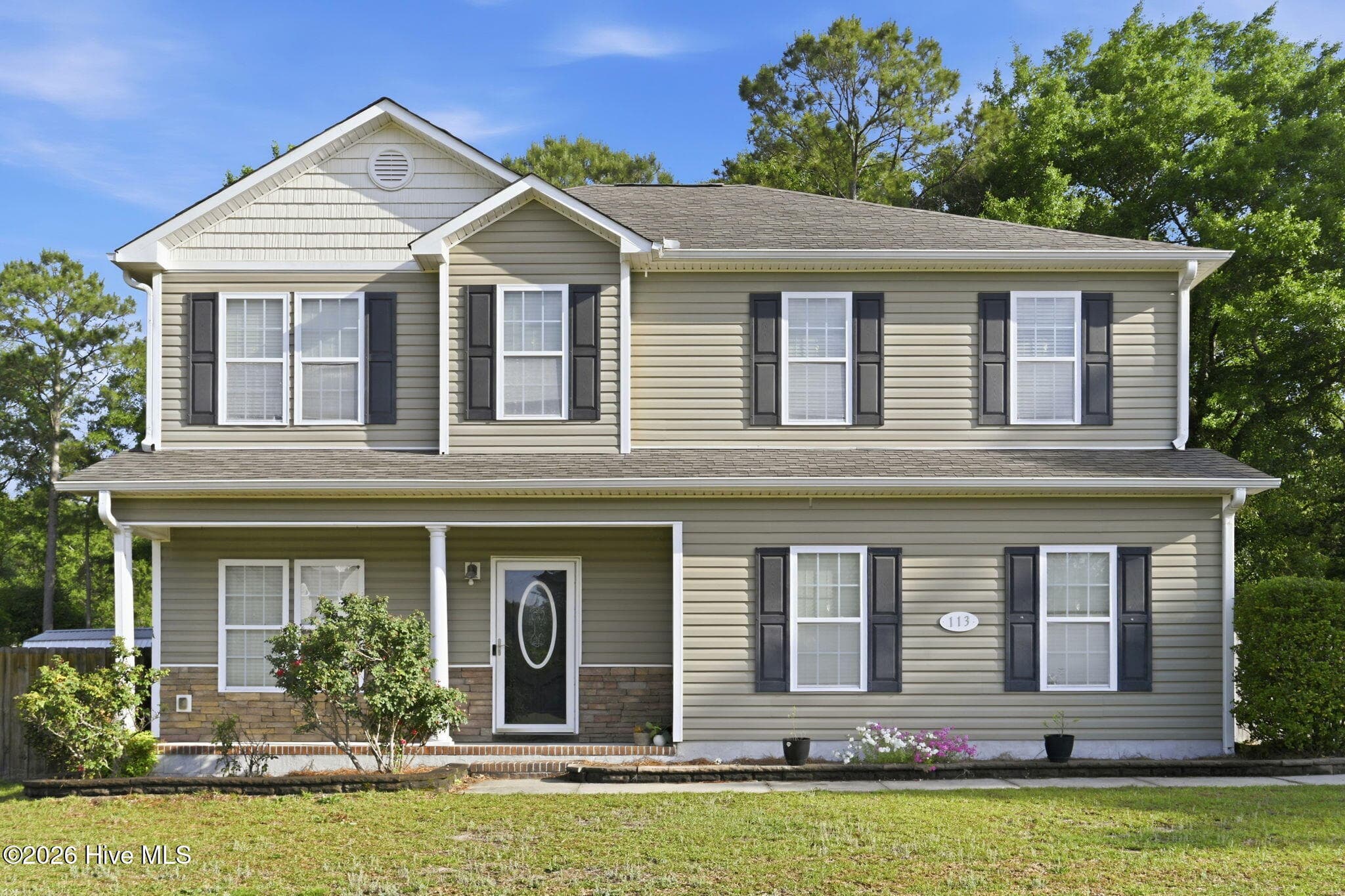 Front of 113 Sunny Point Drive, Richlands, NC 28574