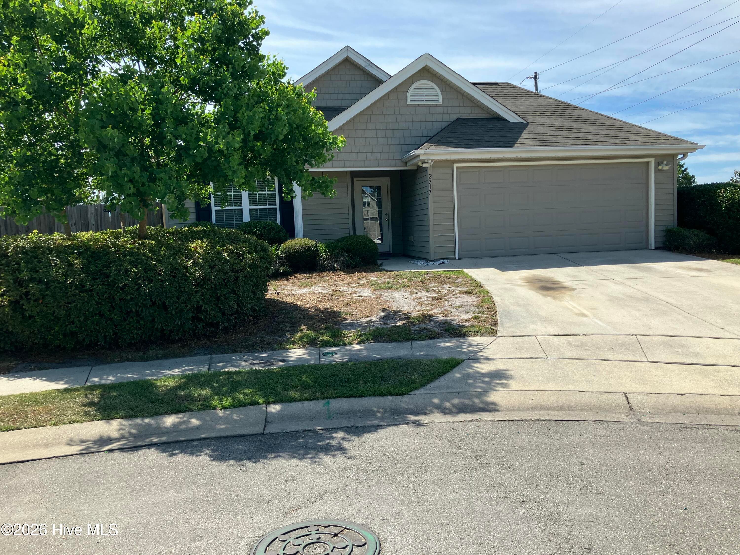 Front of 2717 Gruffy Court, Wilmington, NC 28411