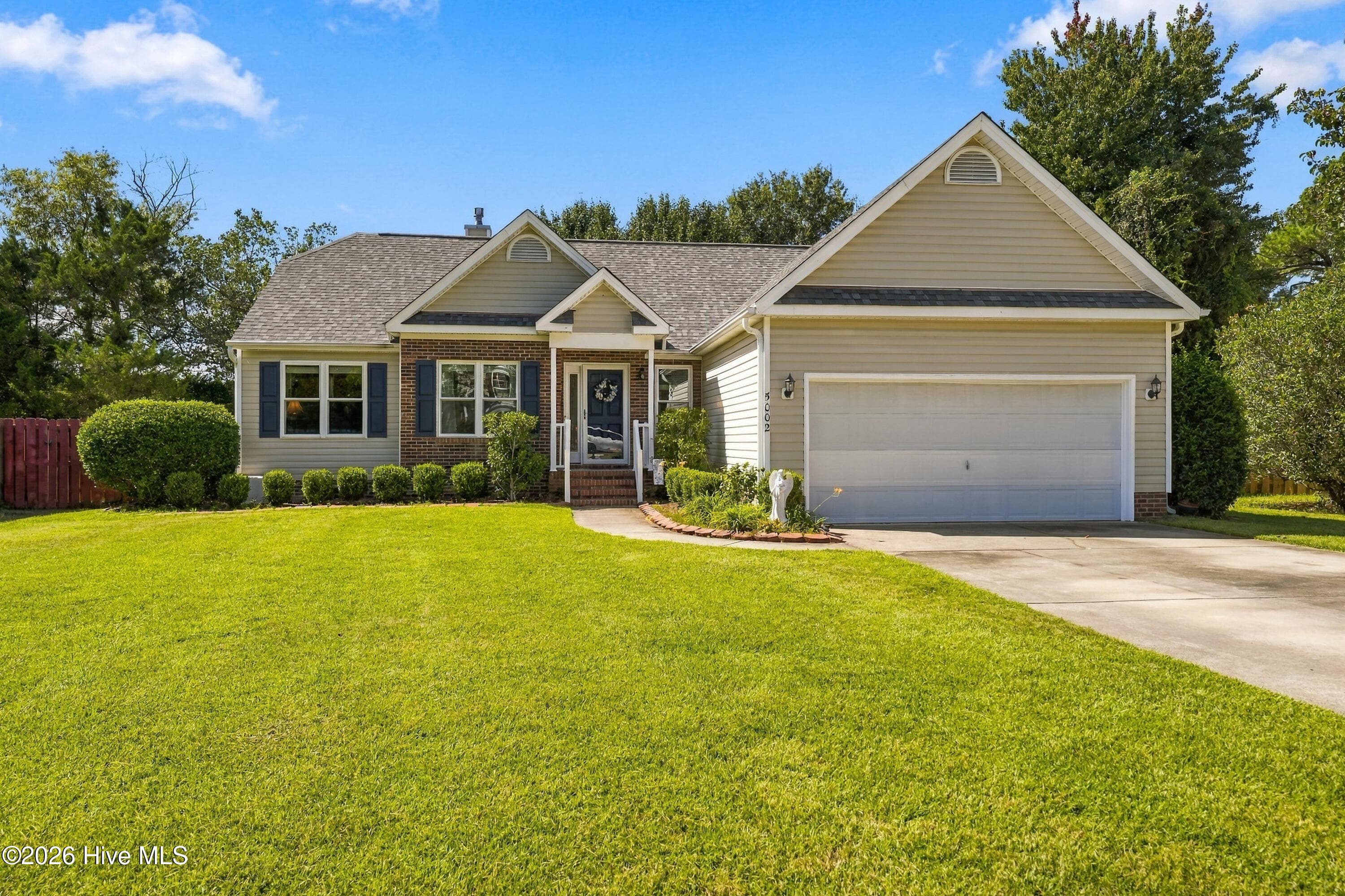 Front of 5002 Blue Grass Court, Wilmington, NC 28409