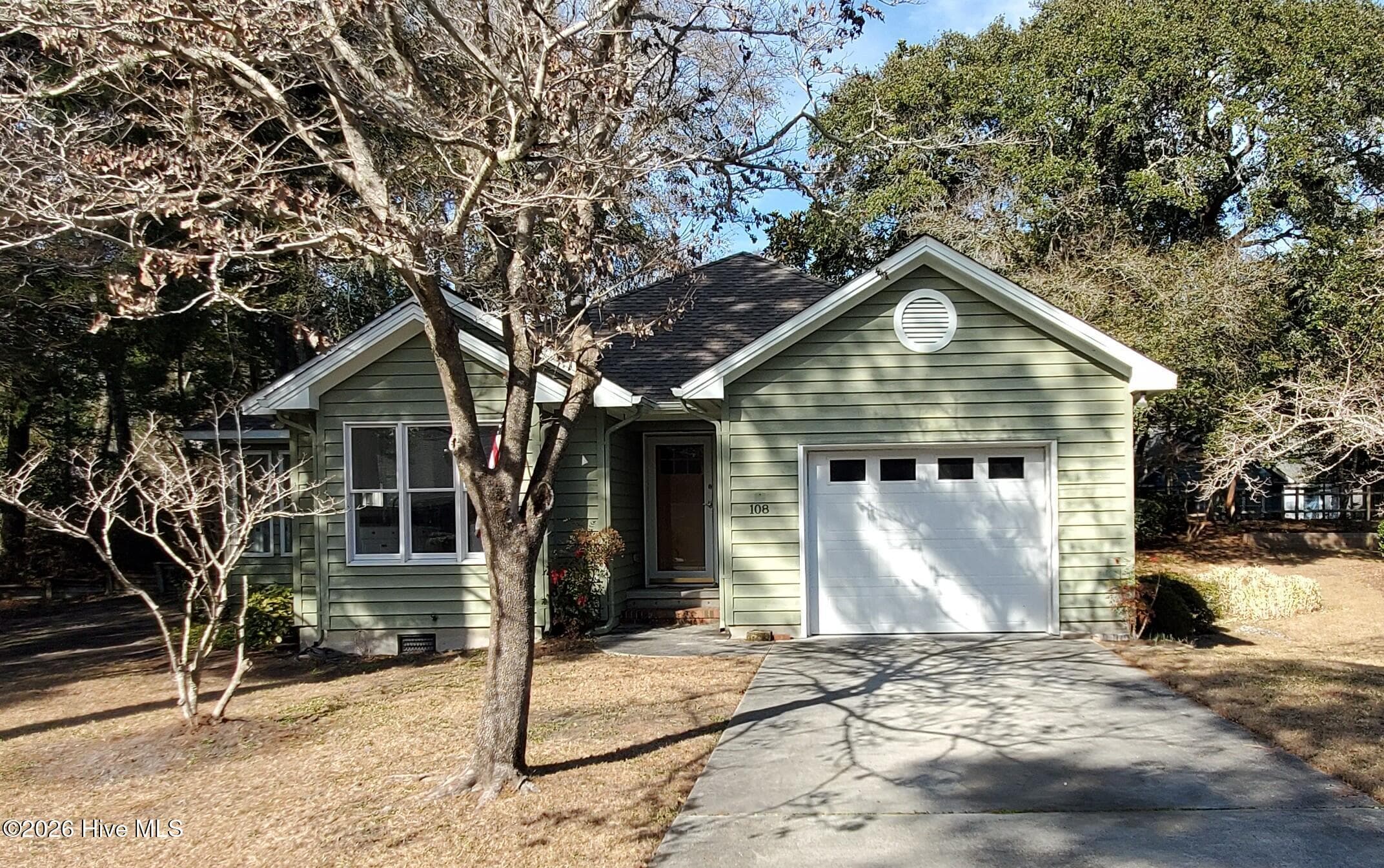 Front of 108 Fern Court, Pine Knoll Shores, NC 28512