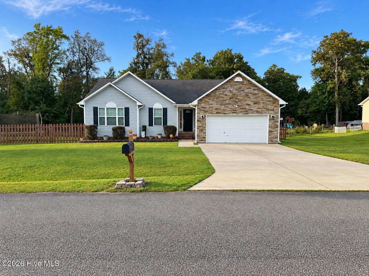 Front of 210 Gillespie Drive, Hubert, NC 28539