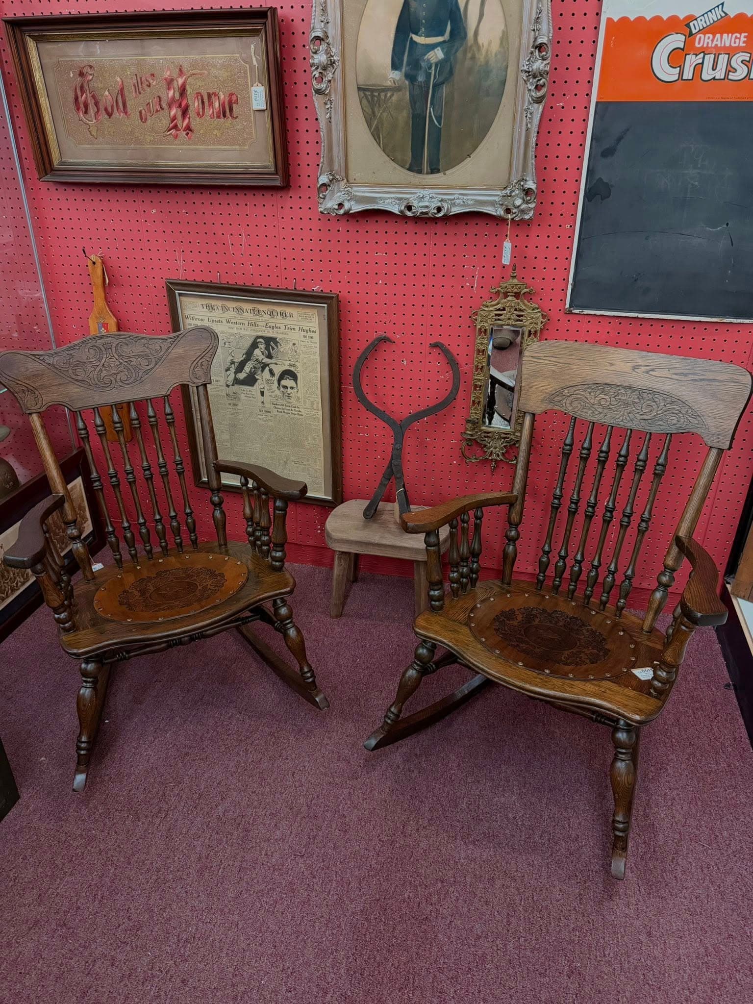 Furniture and home décor at Antique 2 Chic Vendor Market in Jacksonville NC