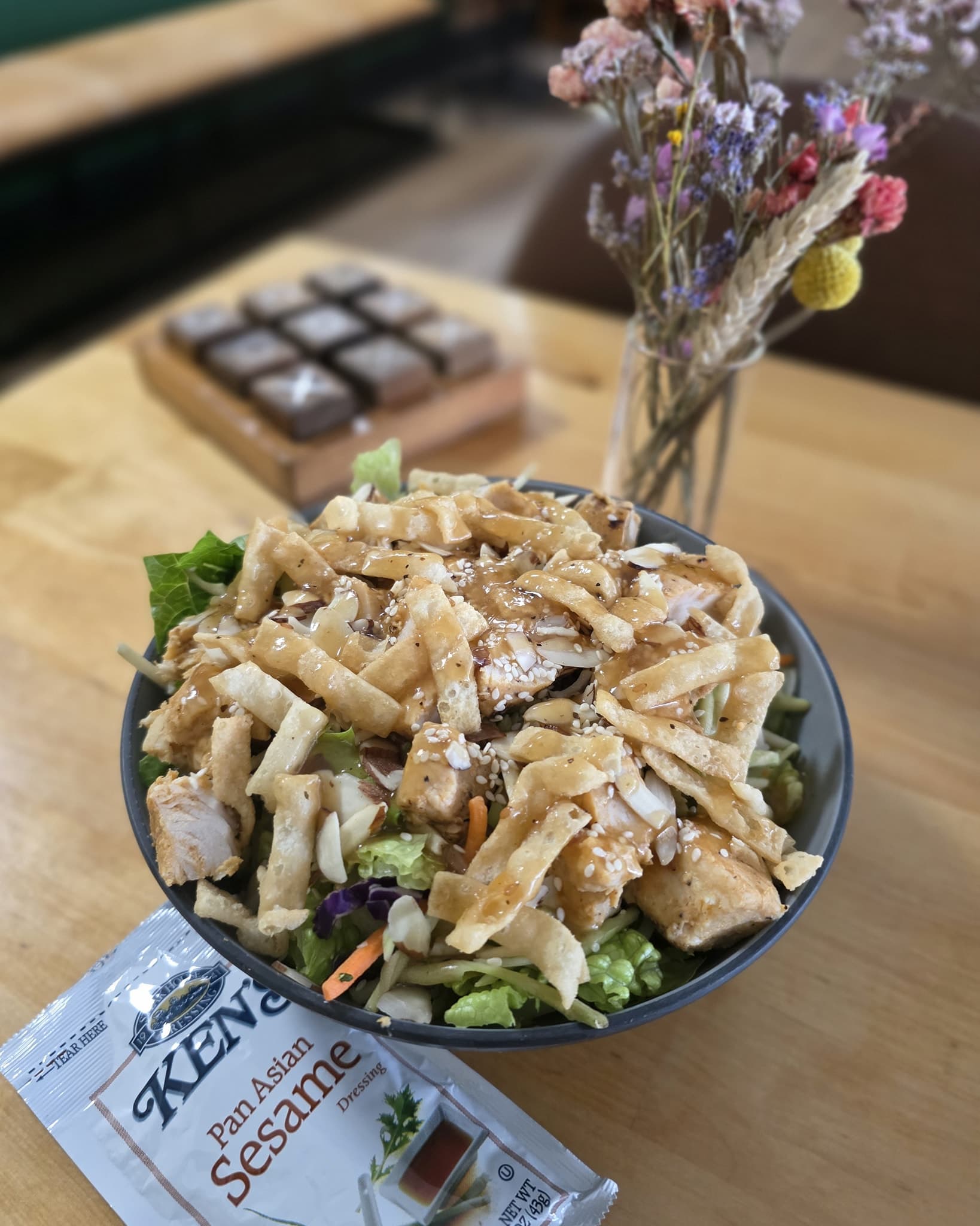 Waffles and lunch options at Blend Cafe in Jacksonville NC