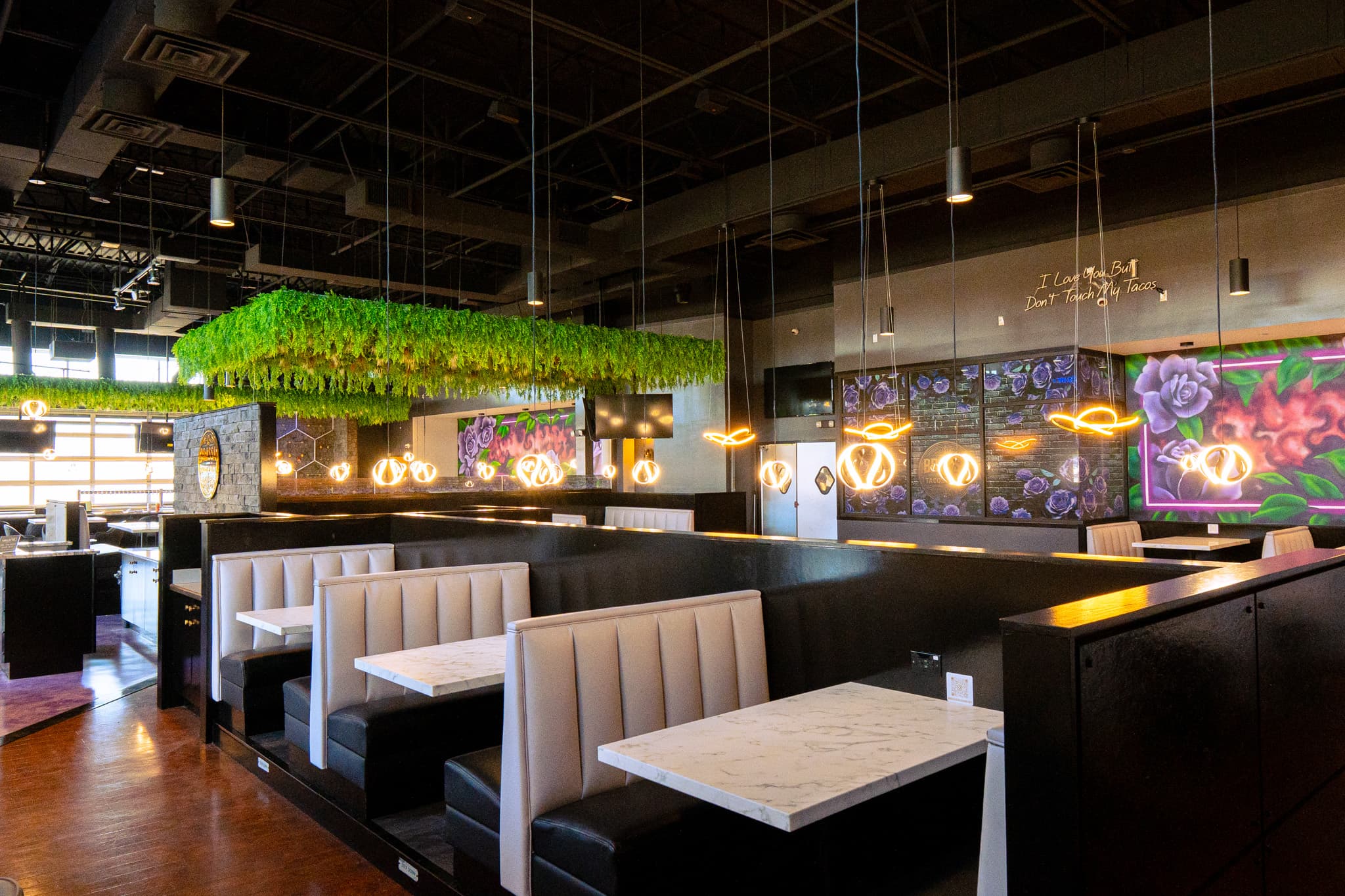 Private event space at Brassa Tacos and Taps in Jacksonville NC