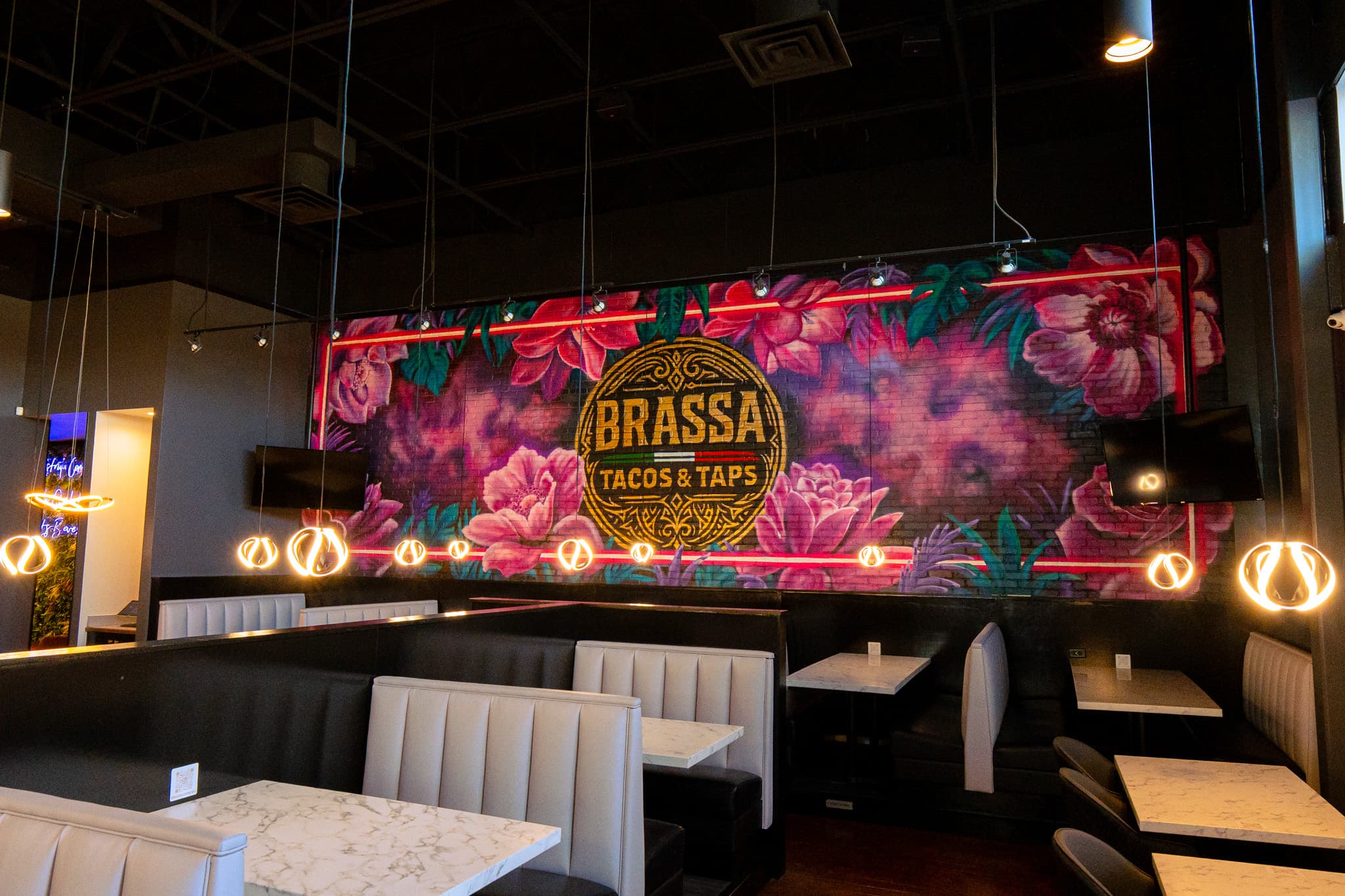 Mexican-inspired dinner plate at Brassa Tacos and Taps in Jacksonville NC