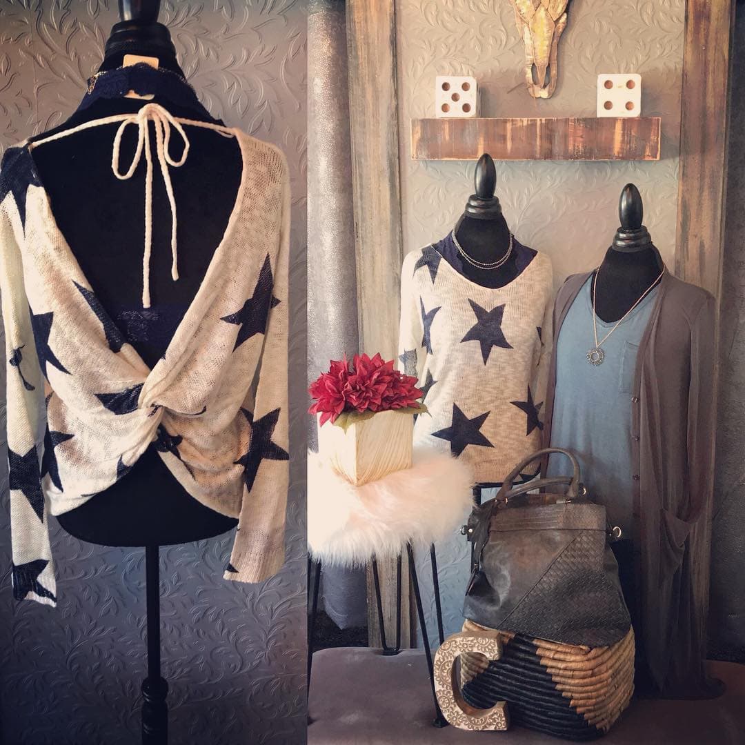 Sweaters at Chica's Corner Boutique in Jacksonville NC