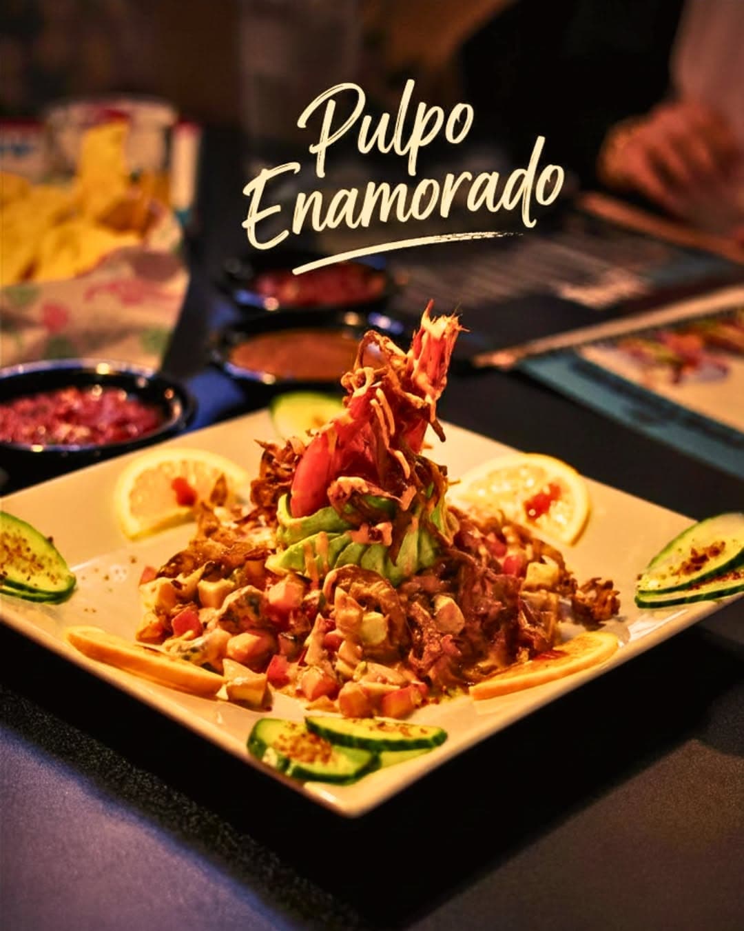 Pulpo Enamorado at Don Cangrejo authentic Mexican food in Jacksonville NC