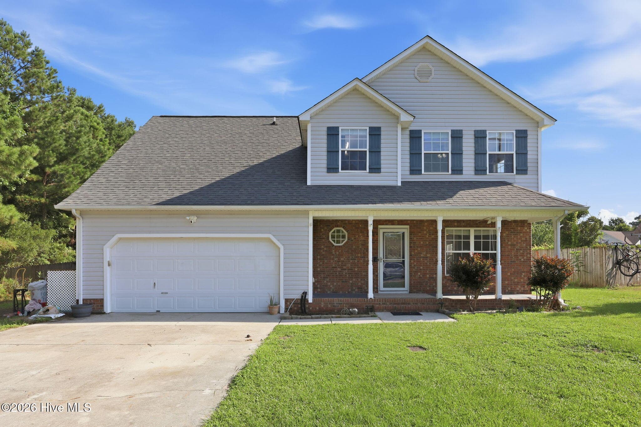 Front of 116 Trailwood Drive, Hubert, NC 28539