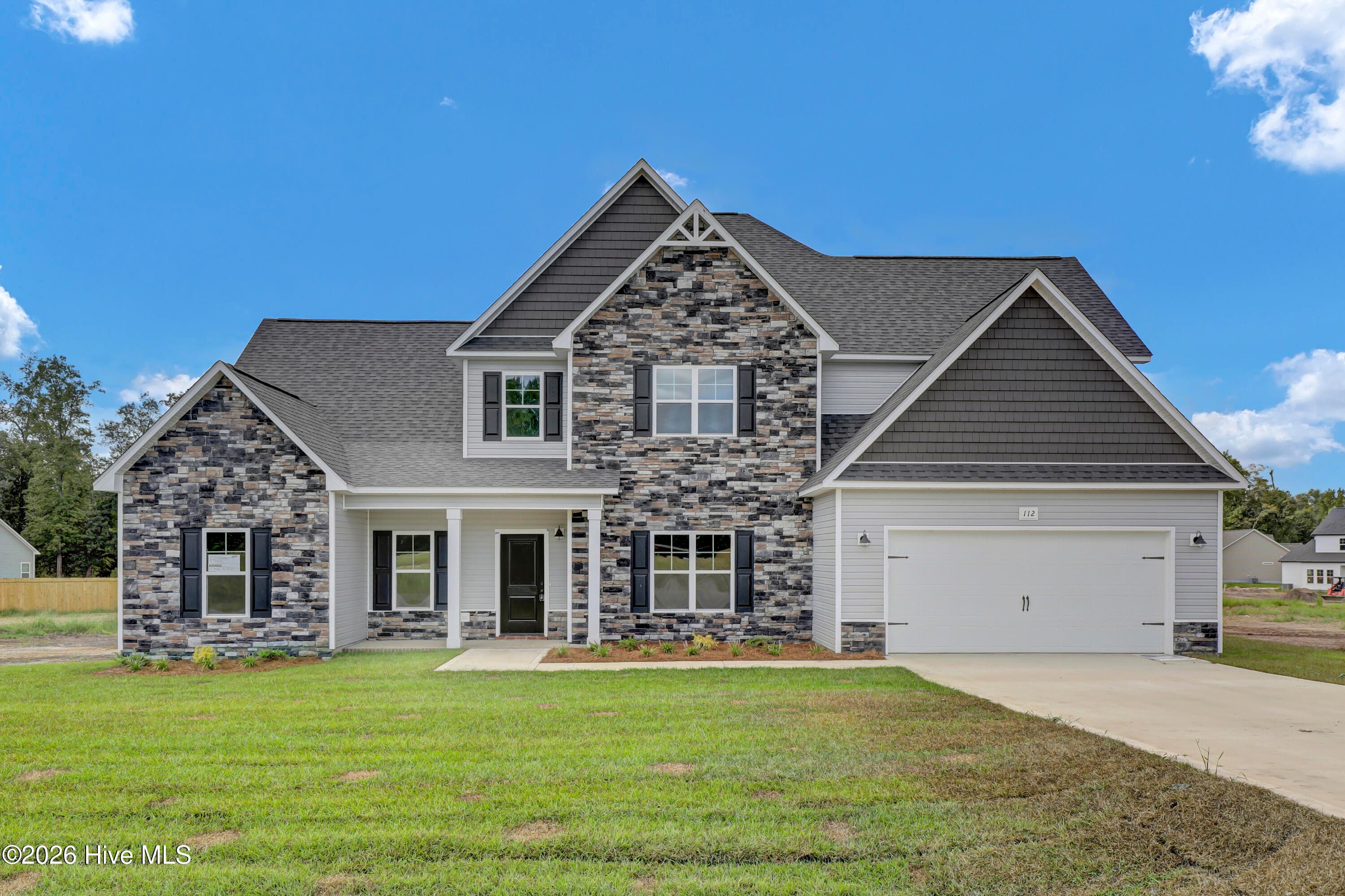 Front of 112 Molly Rice Branch Court Lot 31, Jacksonville, NC 28546