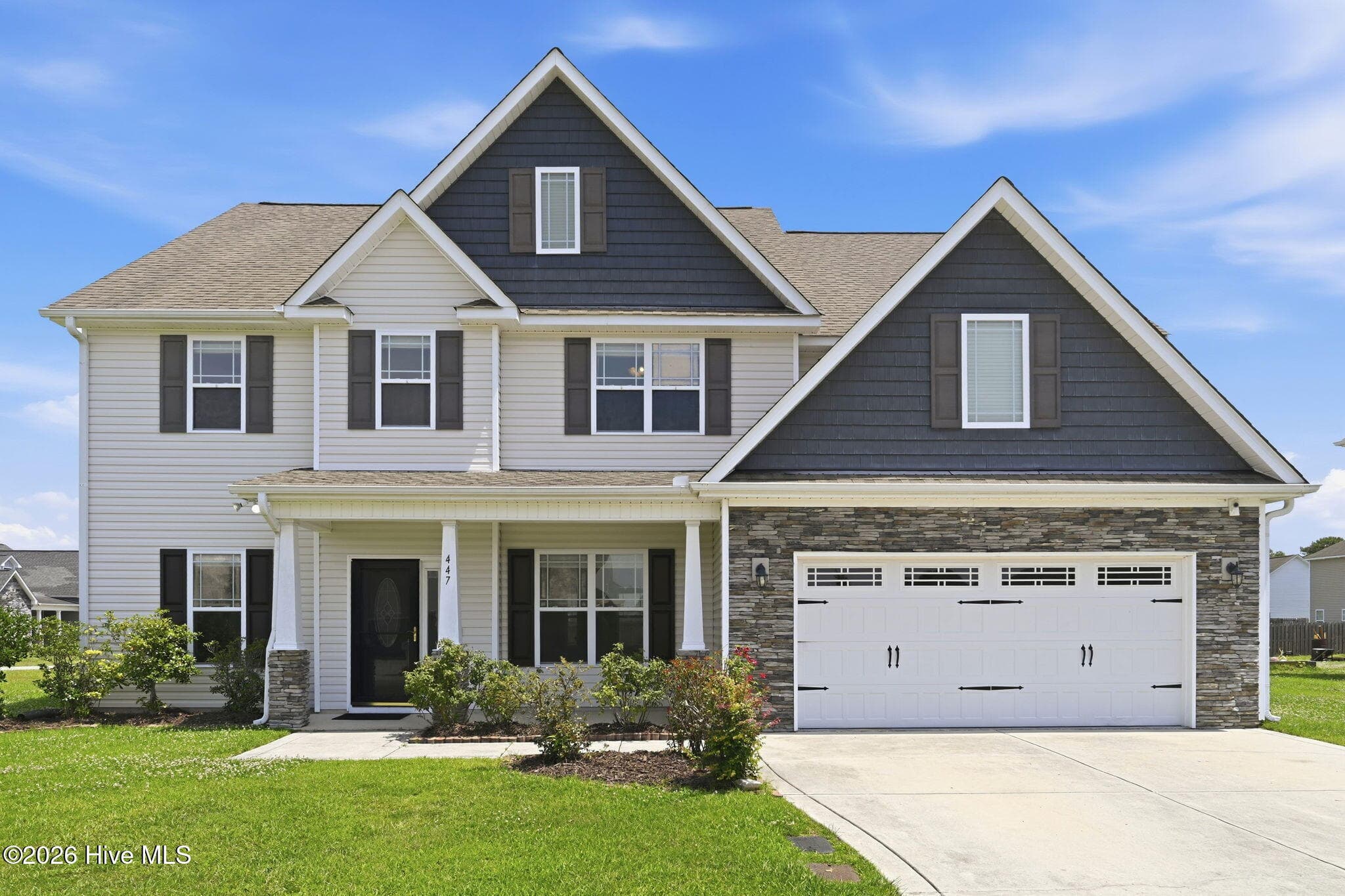 Front of 447 Oldtowne Street, Jacksonville, NC 28546