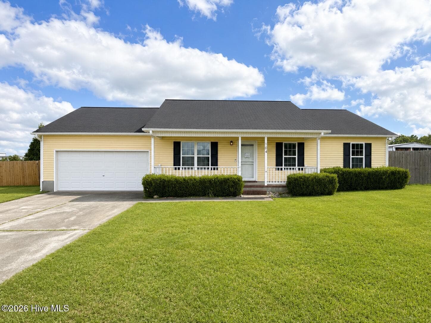 Front of 104 Clint Mills Road, Maysville, NC 28555