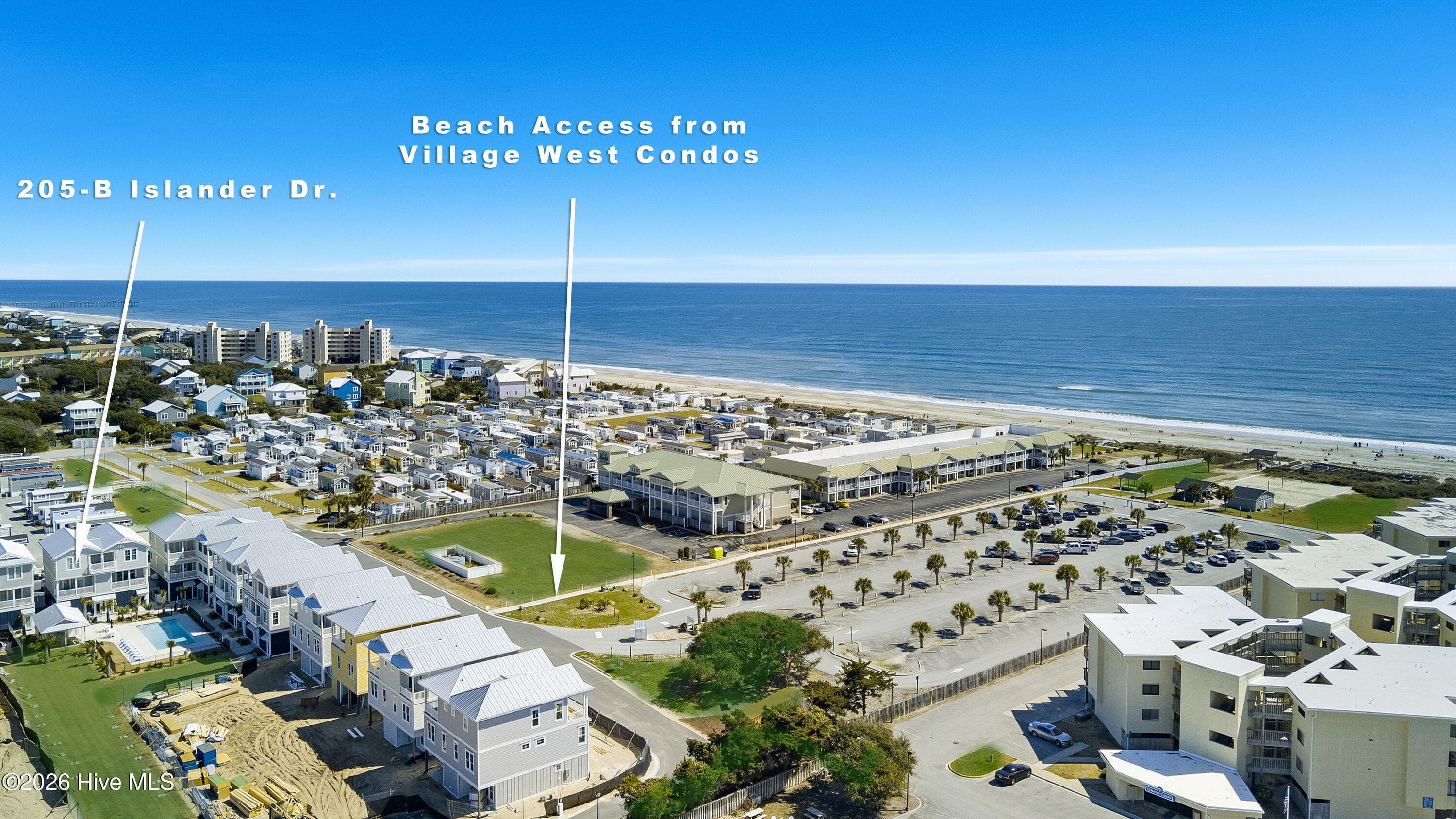 Front of 205 Islander Drive B2, Emerald Isle, NC 28594