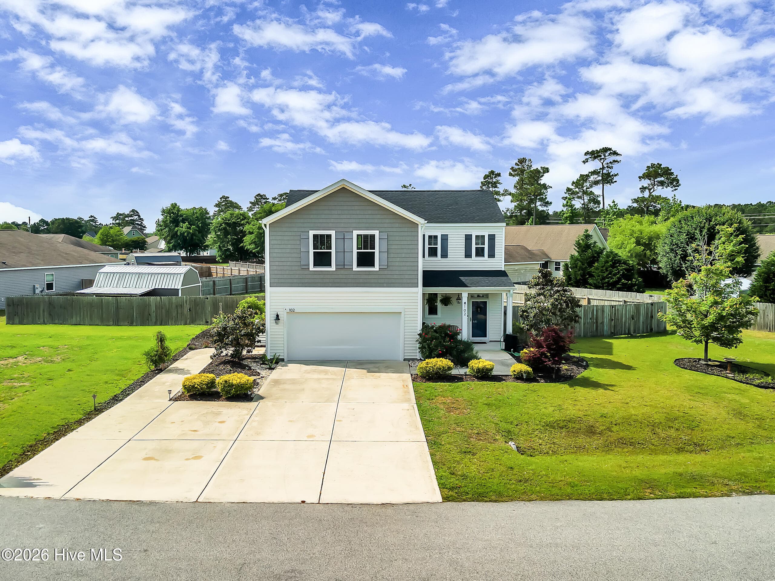 Front of 102 Tralee Place, Holly Ridge, NC 28445