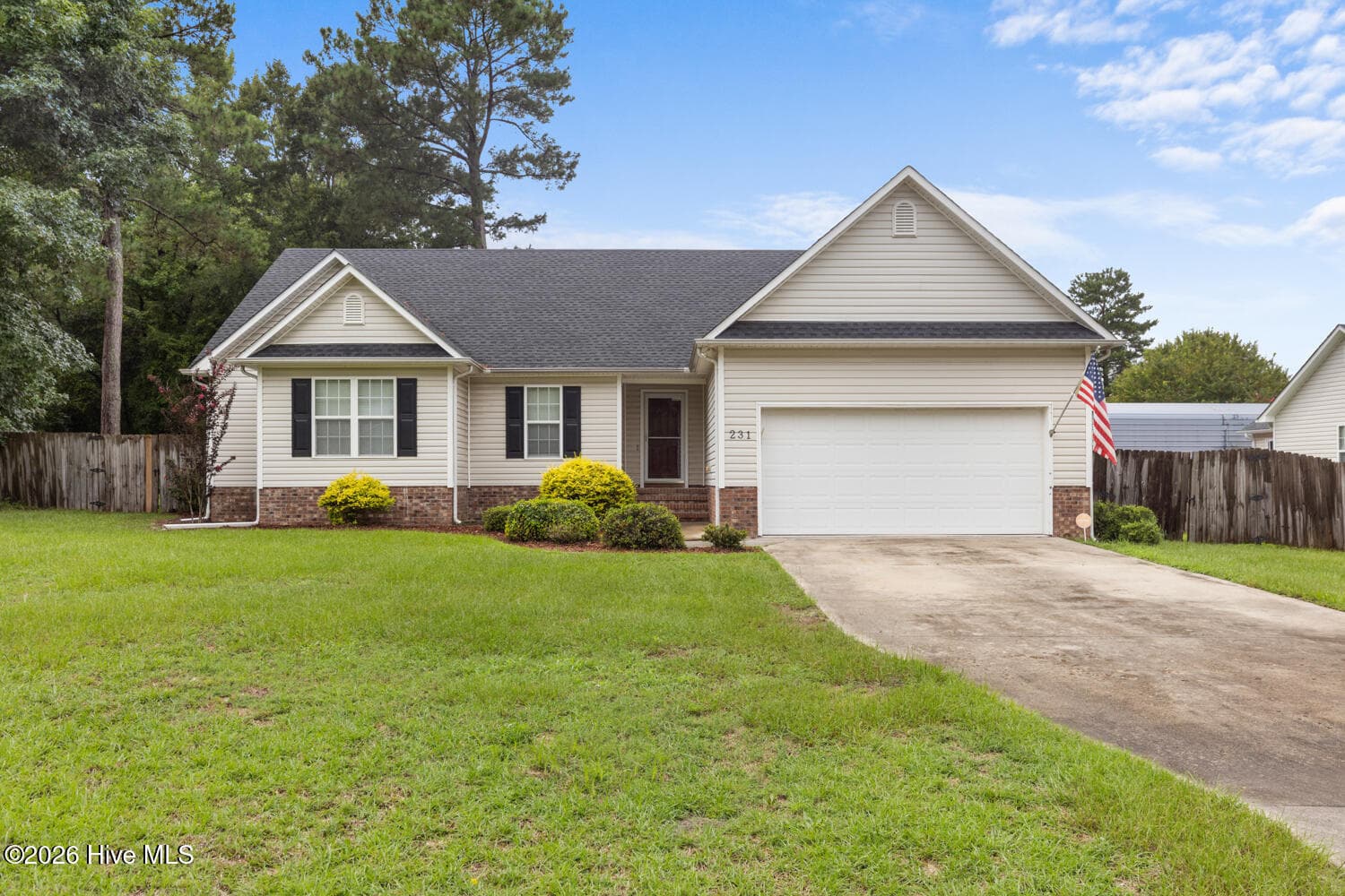 Front of 231 English Walnut Drive, Richlands, NC 28574