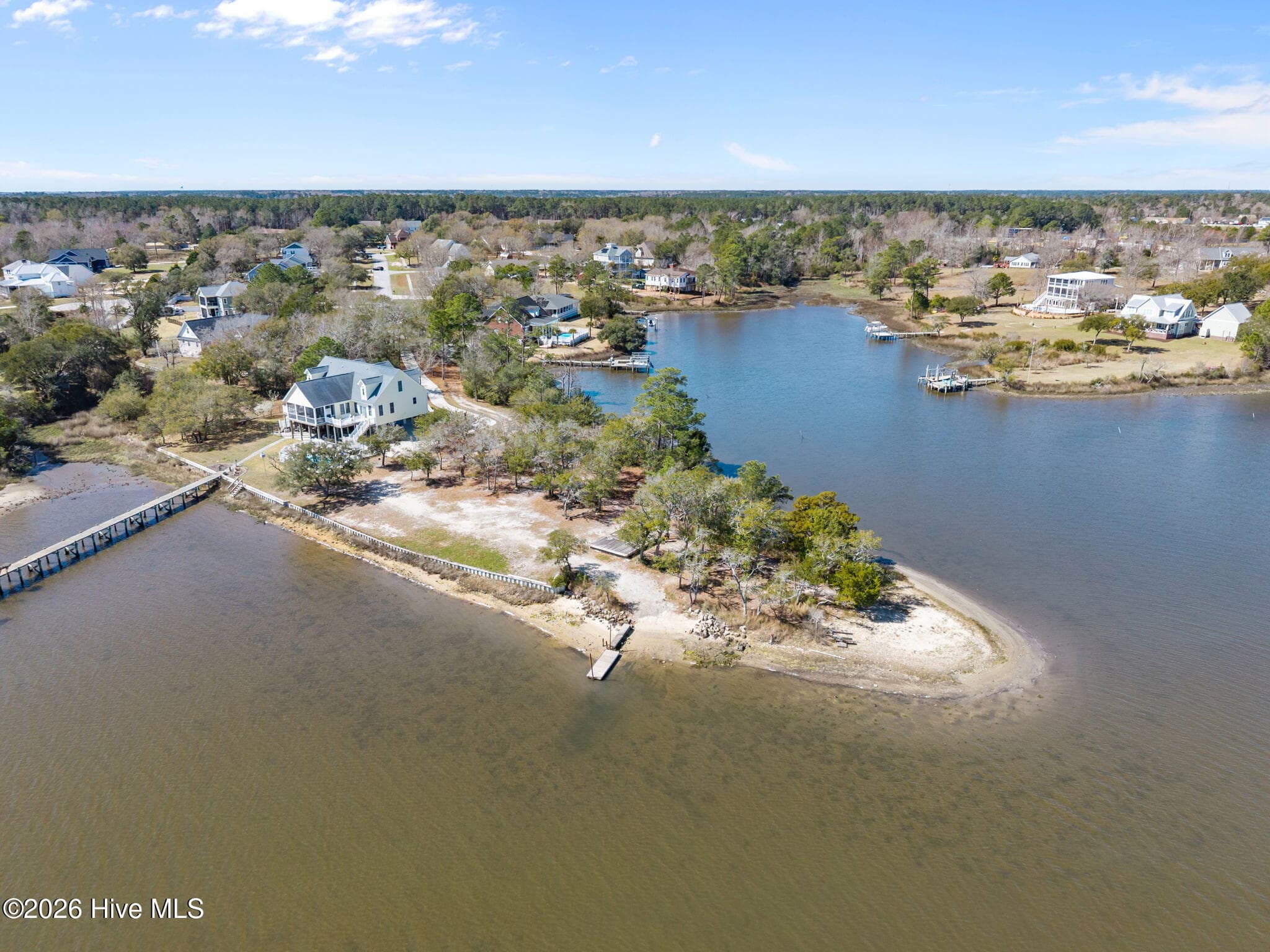 Front of 117 11 & 11A Lydia Drive, Swansboro, NC 28584