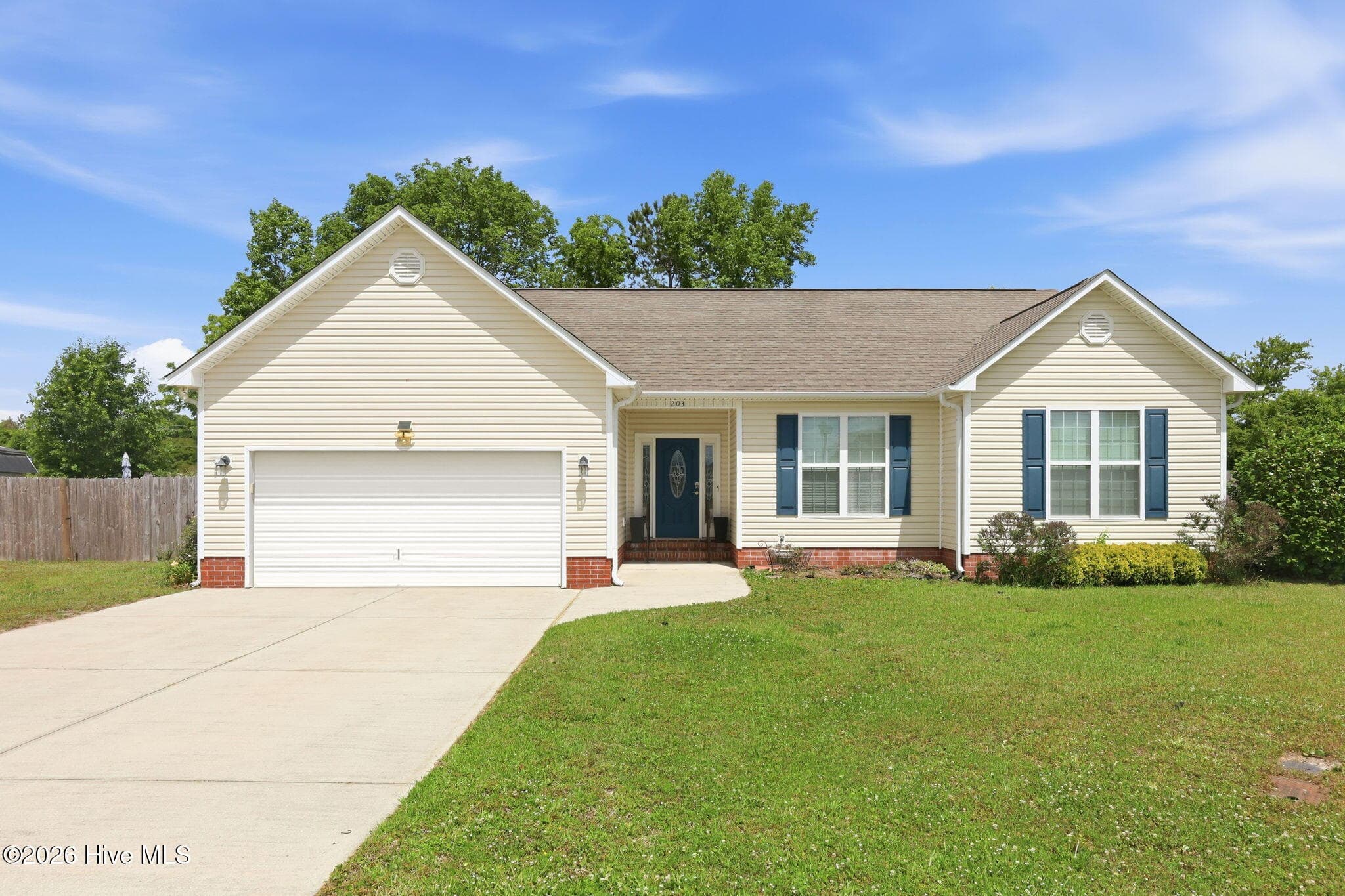 Front of 203 Grafton Court, Jacksonville, NC 28540