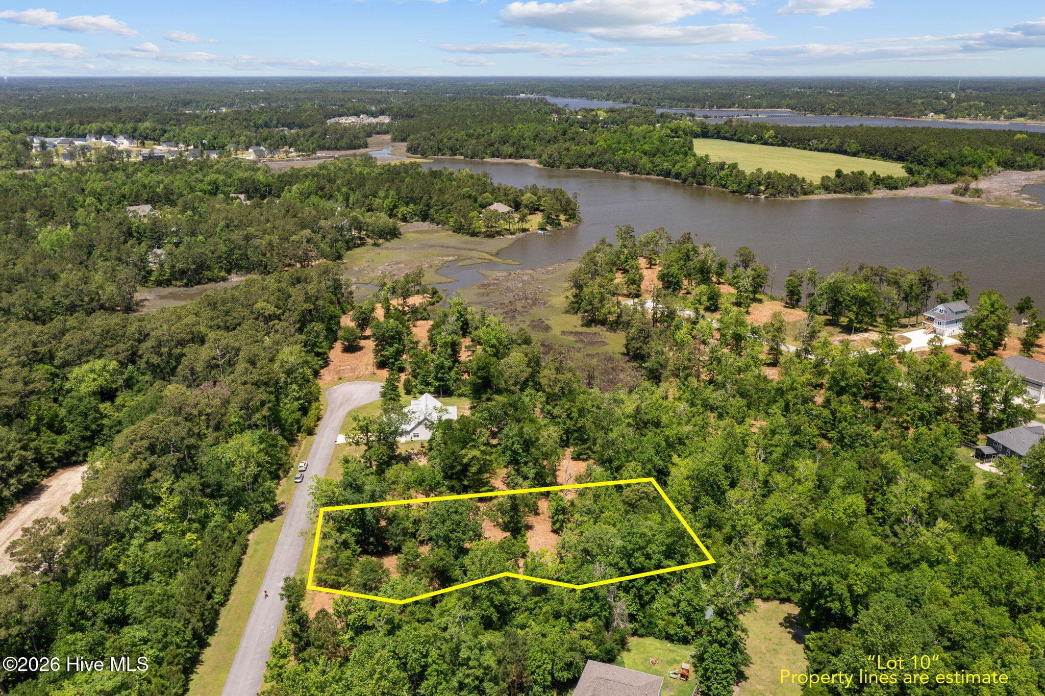Front of Lot 10 10 Tree Hill Lane, Hubert, NC 28539