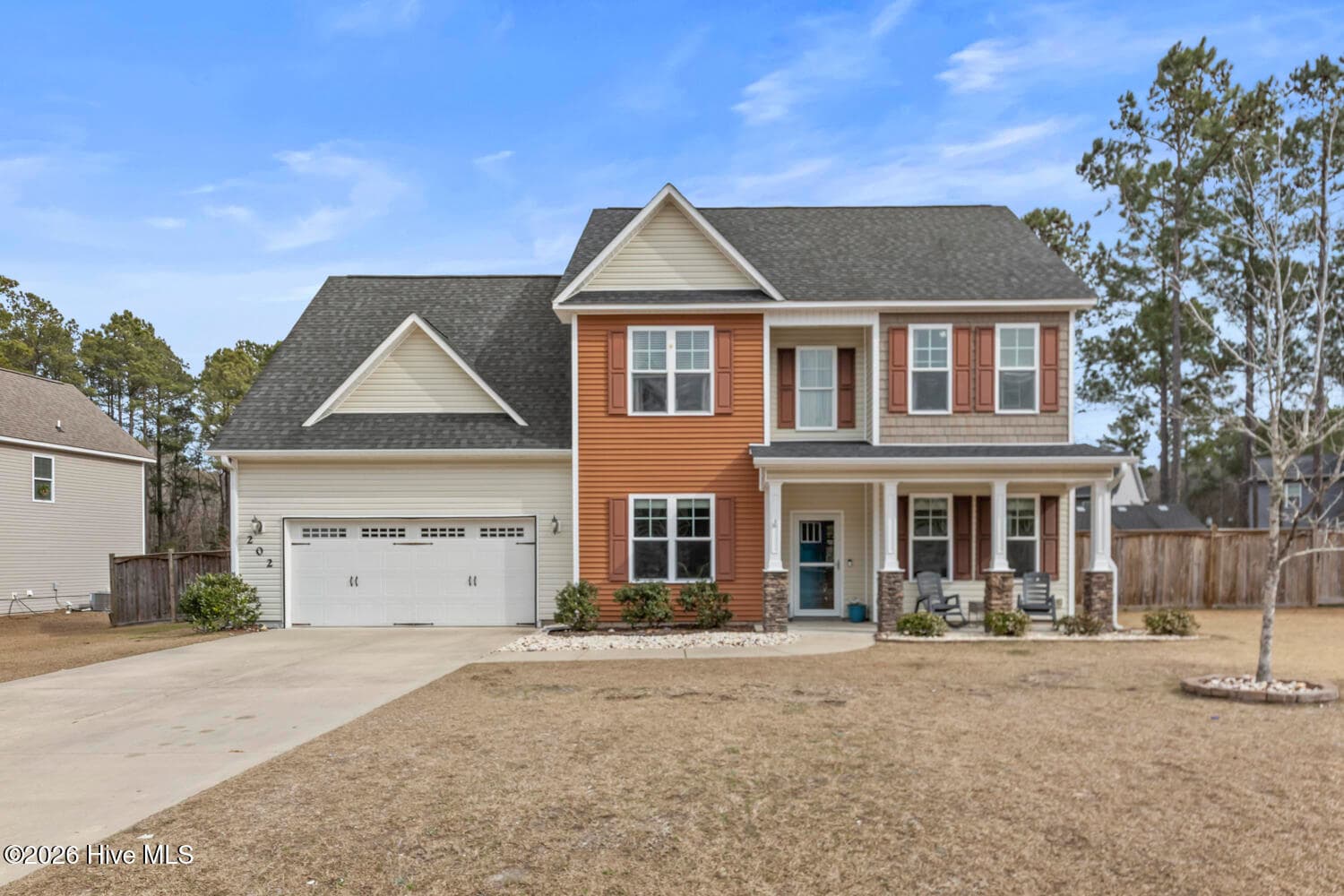 Front of 202 Seneca Court, Holly Ridge, NC 28445