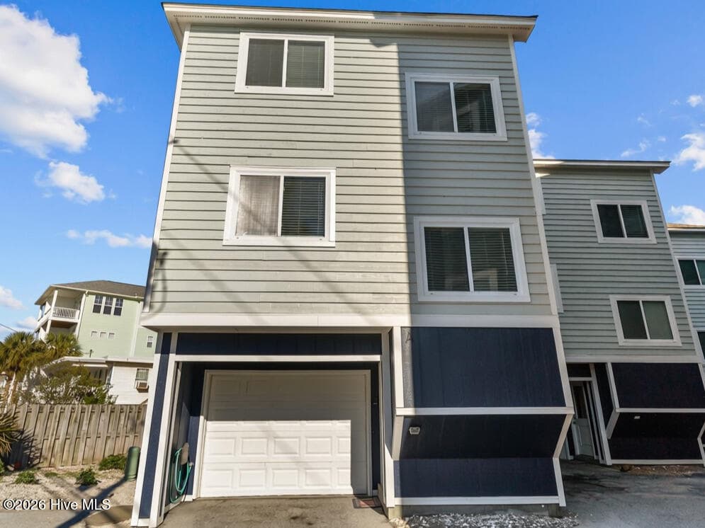 Front of 1412 Canal Drive A, Carolina Beach, NC 28428