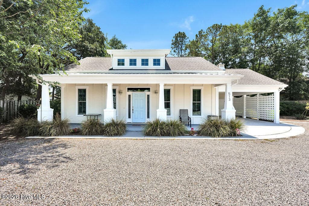 Front of 513 Spencer Farlow Drive B, Carolina Beach, NC 28428