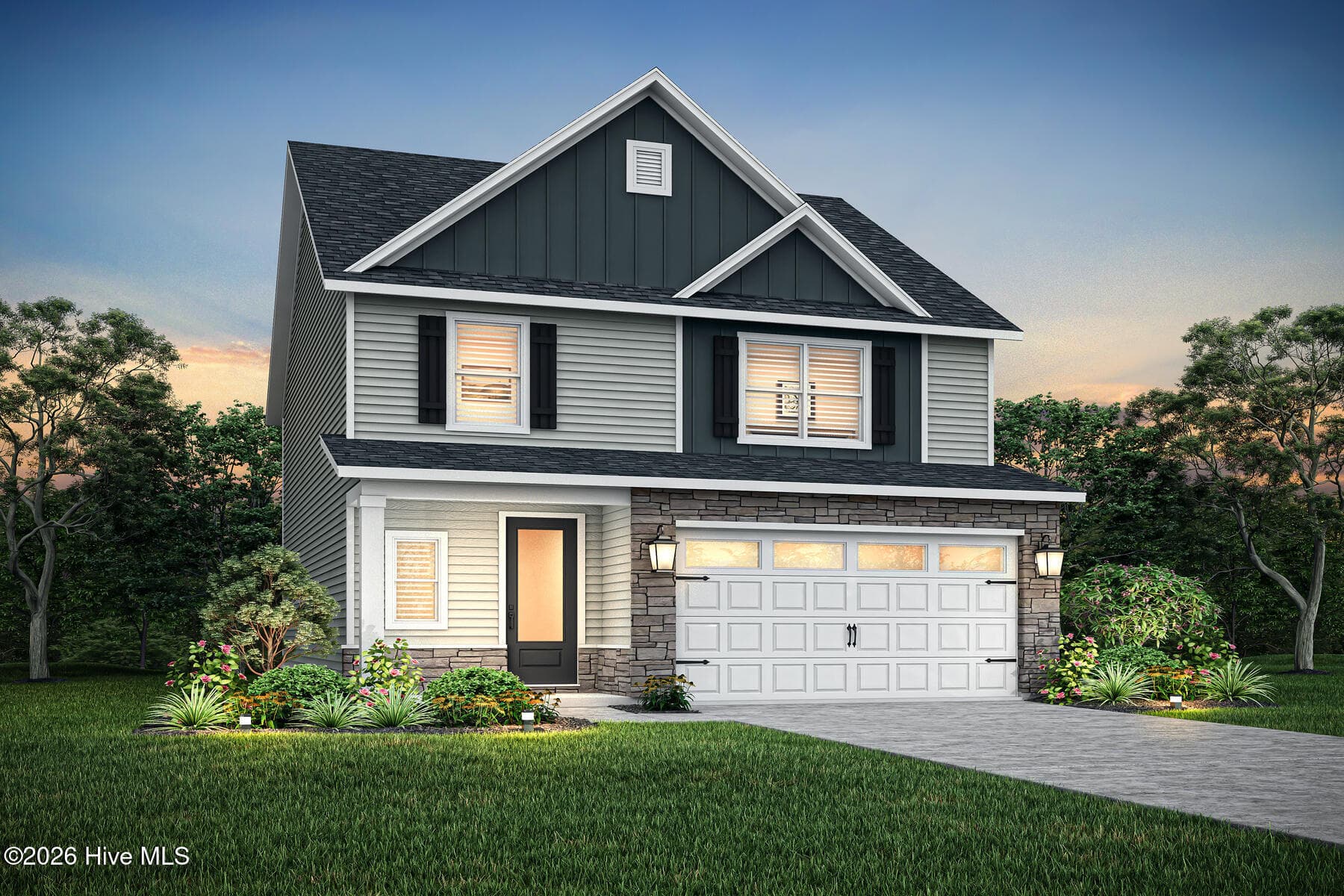 Front of 156 S Umbrella Palm Drive, Hampstead, NC 28443