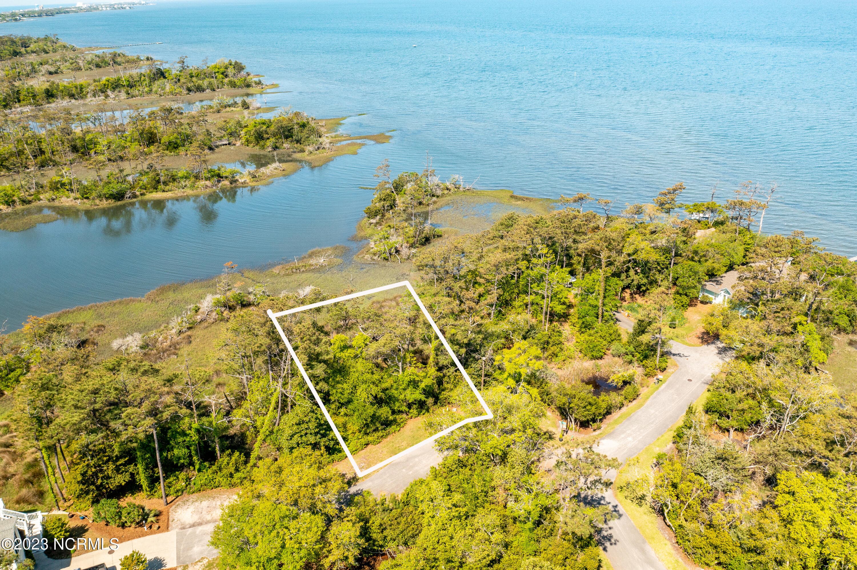 Front of 4 West Court, Pine Knoll Shores, NC 28512